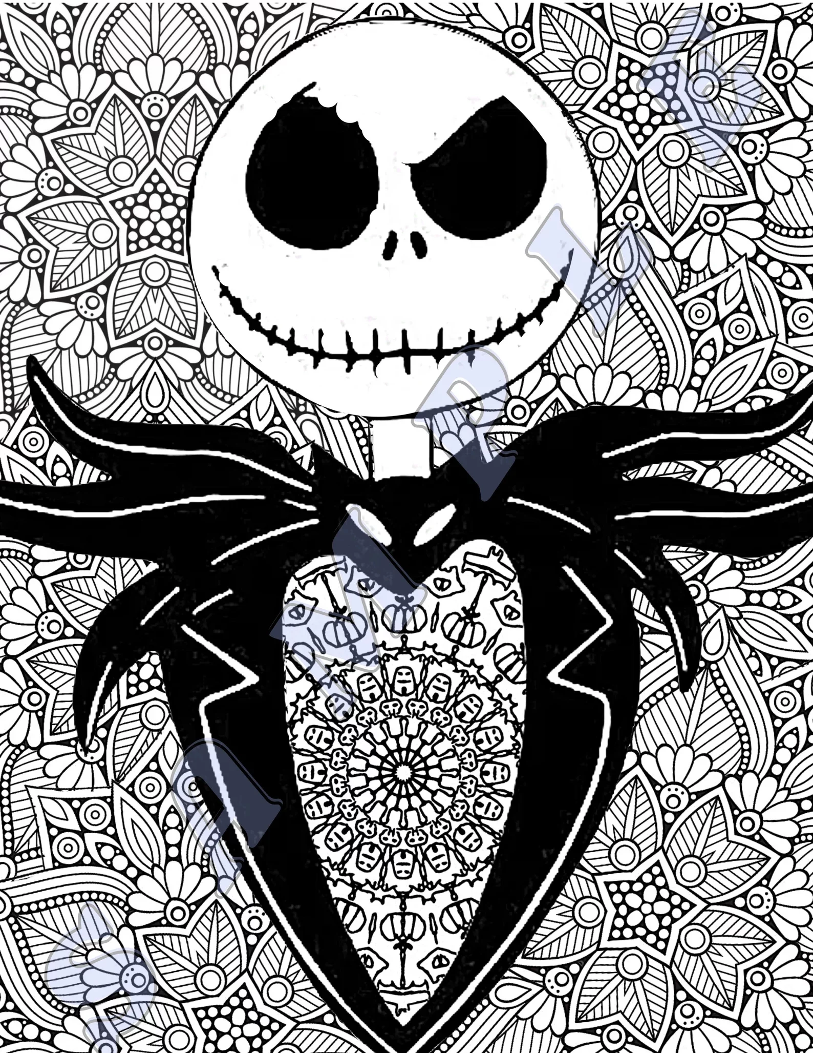 halloween adult coloring pages