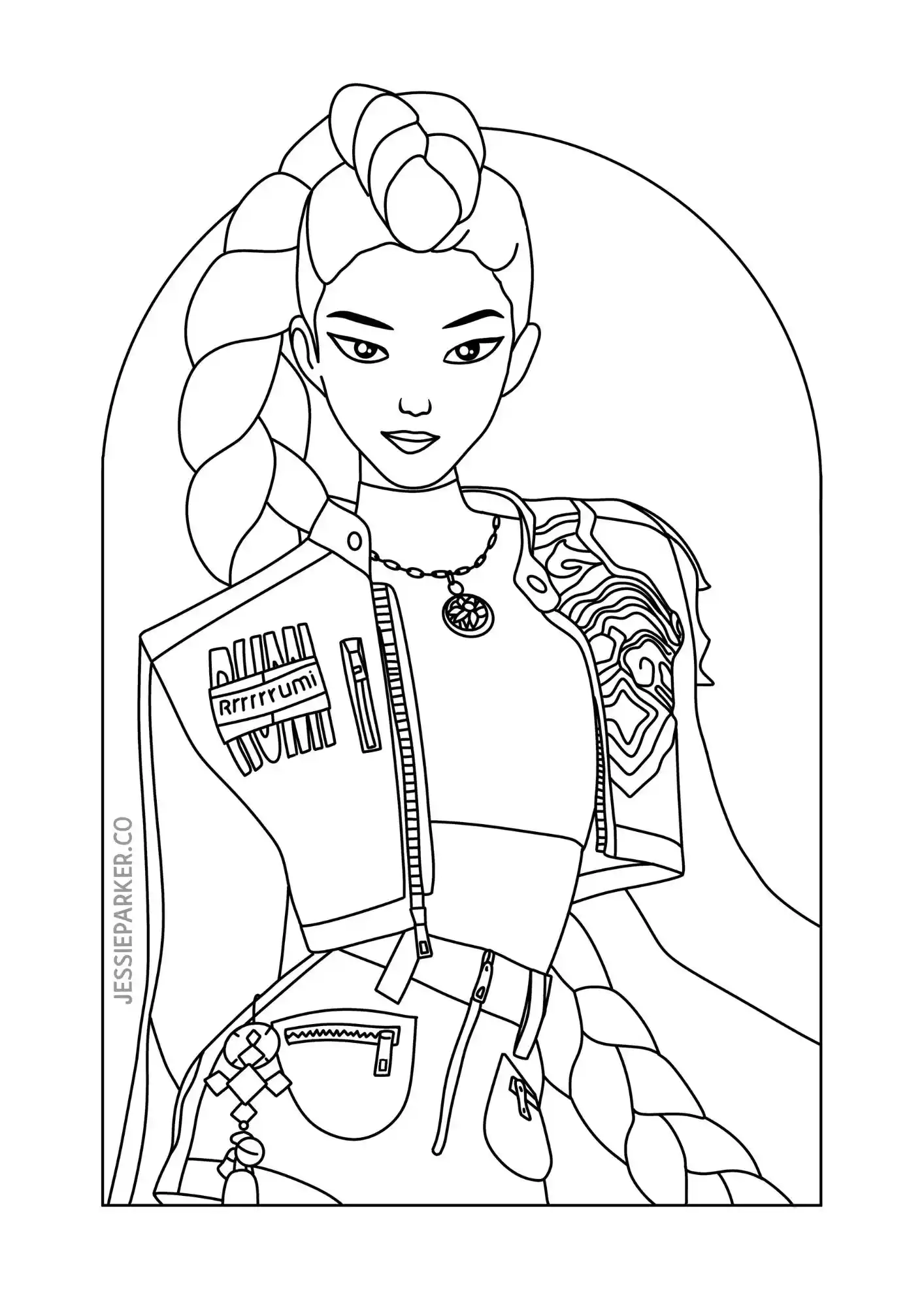 Printable K Pop Demon Hunters Colouring Pages Free PDFs Jessie Parker