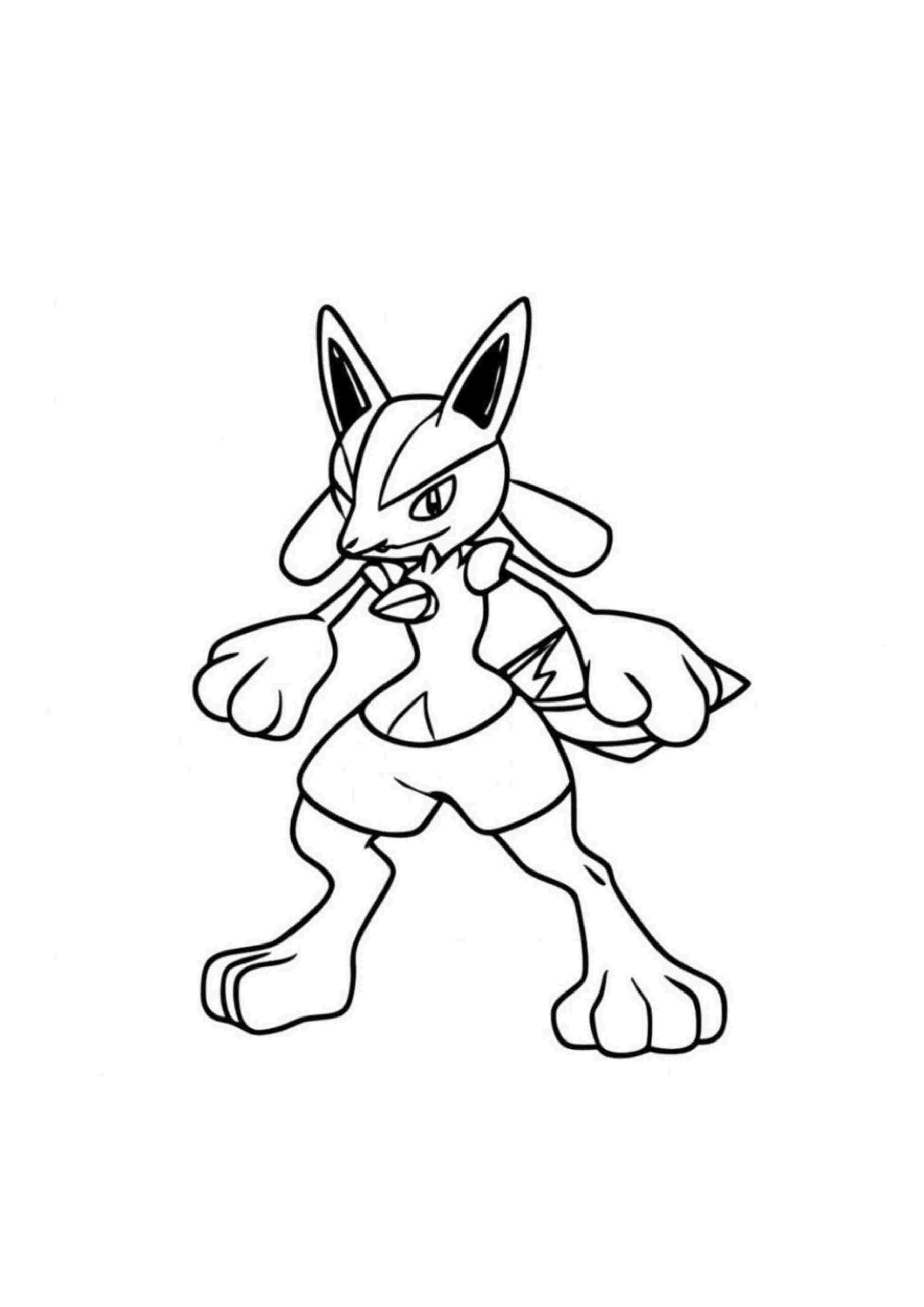 Printable Lucario Coloring Pages Printable Lucario Coloring Pages