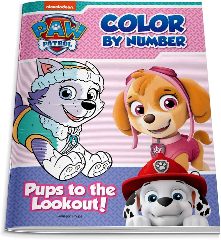 Pups To The Lookout Paw Patrol Color By Number Activity Book Wonder House Books 9789389567878 Amazon Books Pups To The Lookout Paw Patrol Color By Number Activity Book Wonder House Books 9789389567878 Amazon Books