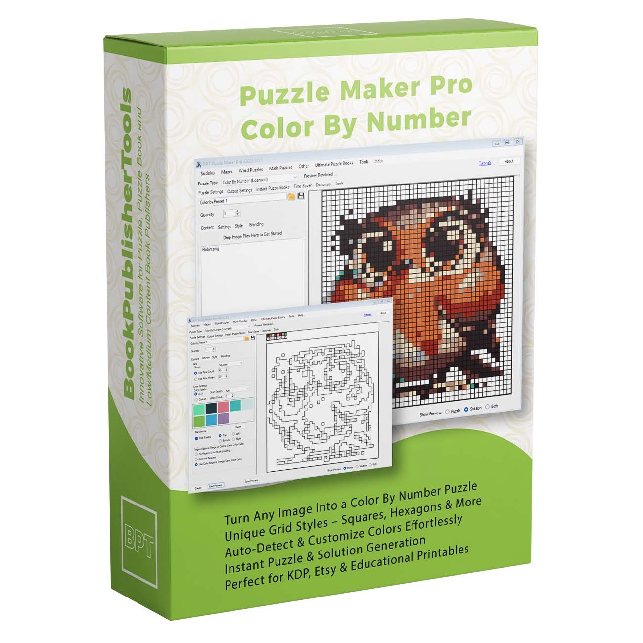 Puzzle Maker Pro Color By Number BookPublisherTools