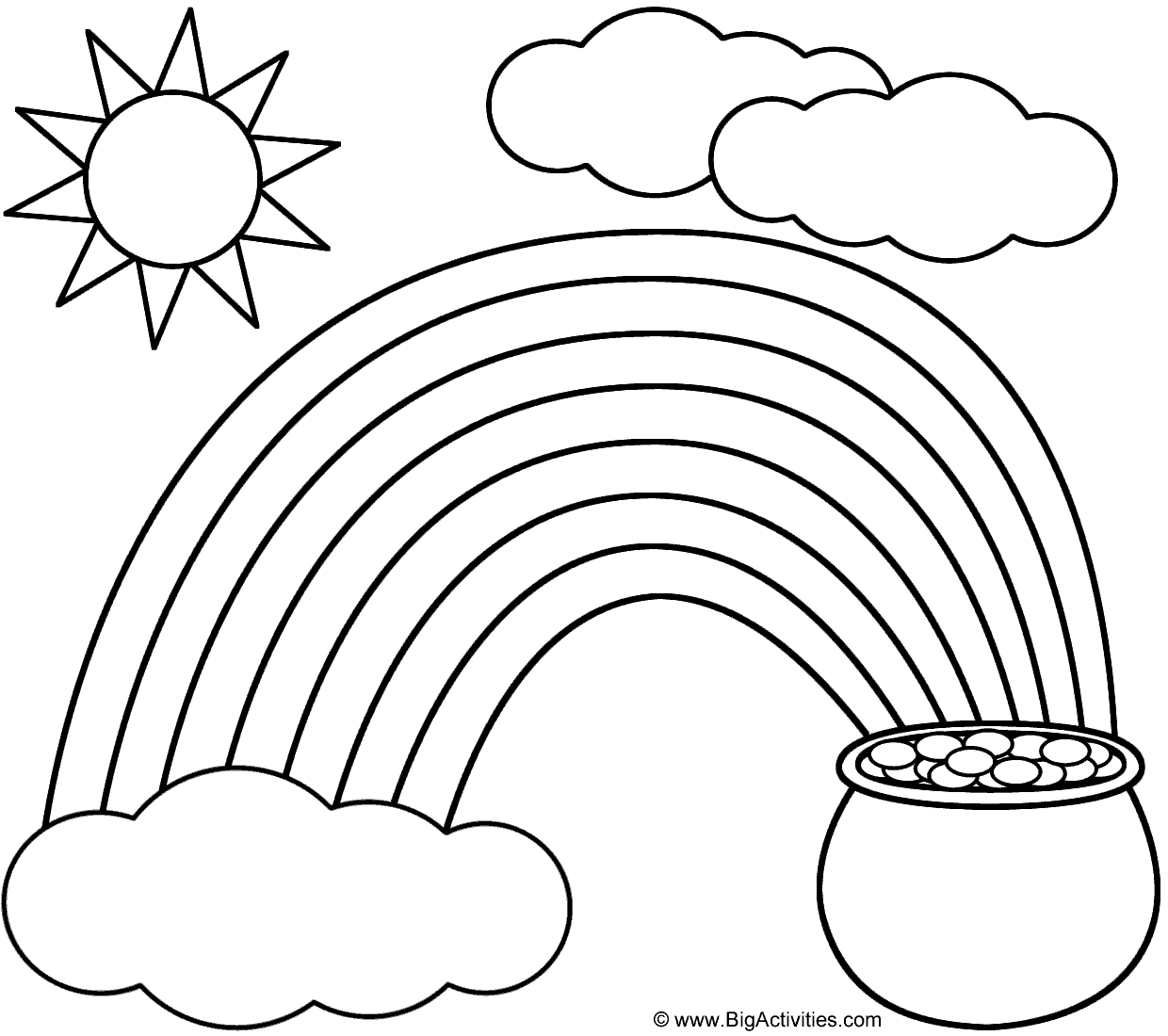 st patrick's day coloring page
