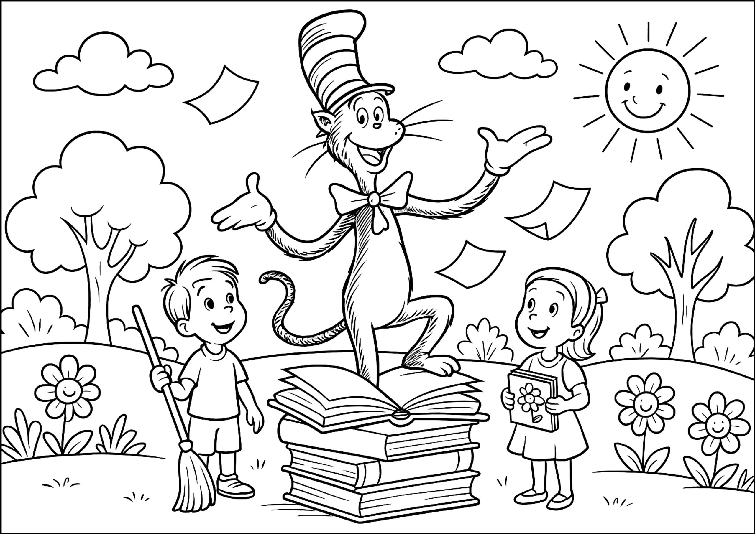 dr seuss coloring pages
