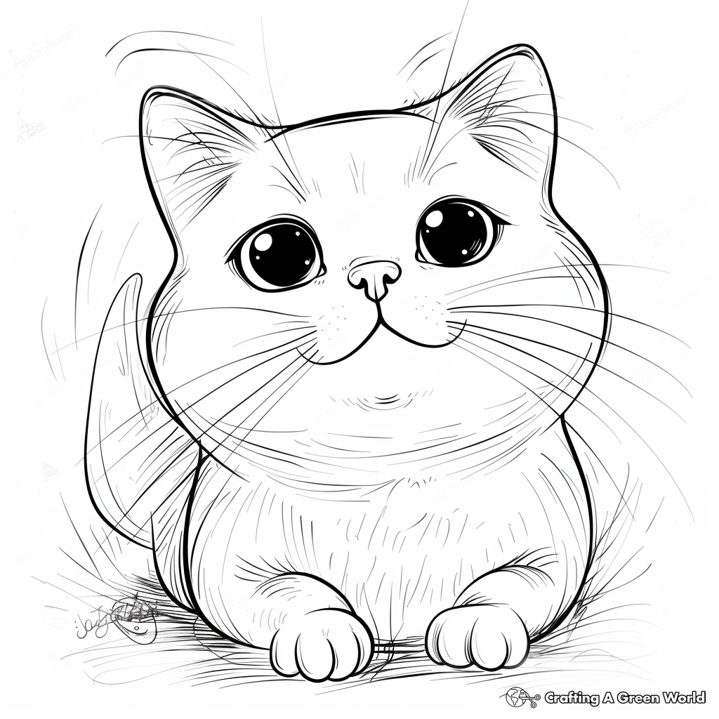 Realistic Cat Coloring Pages Free Printable Realistic Cat Coloring Pages Free Printable