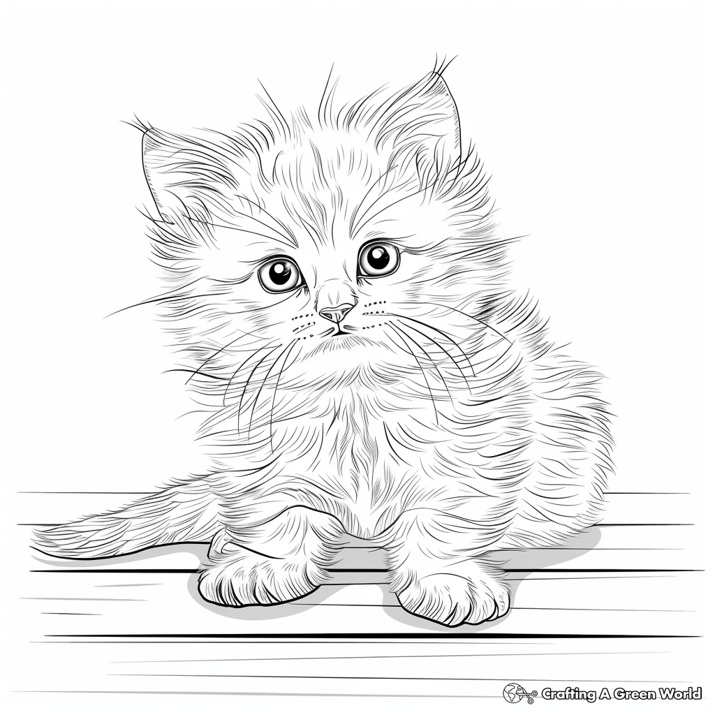 Realistic Cat Coloring Pages Free Printable Realistic Cat Coloring Pages Free Printable