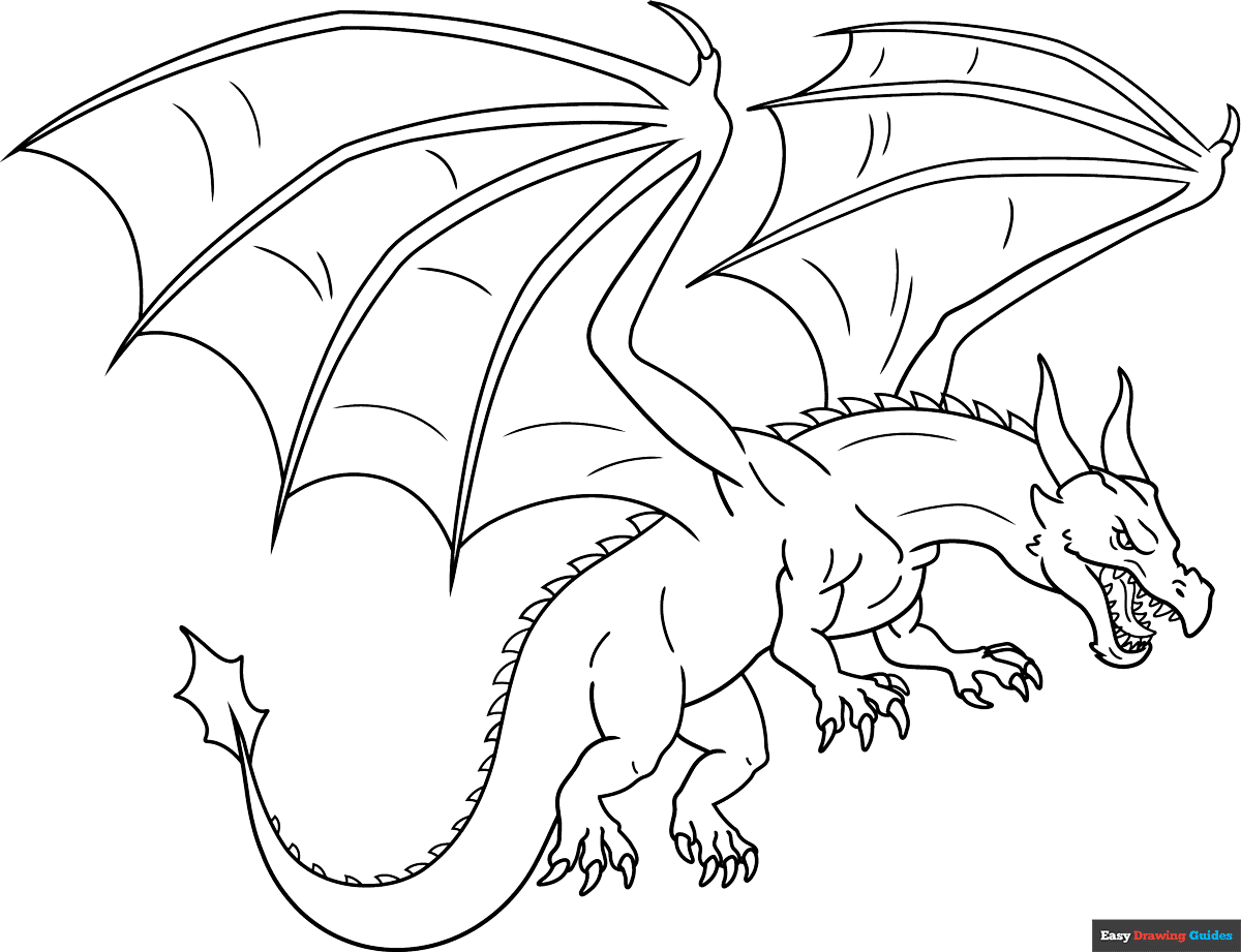 realistic dragon coloring pages realistic dragon coloring pages