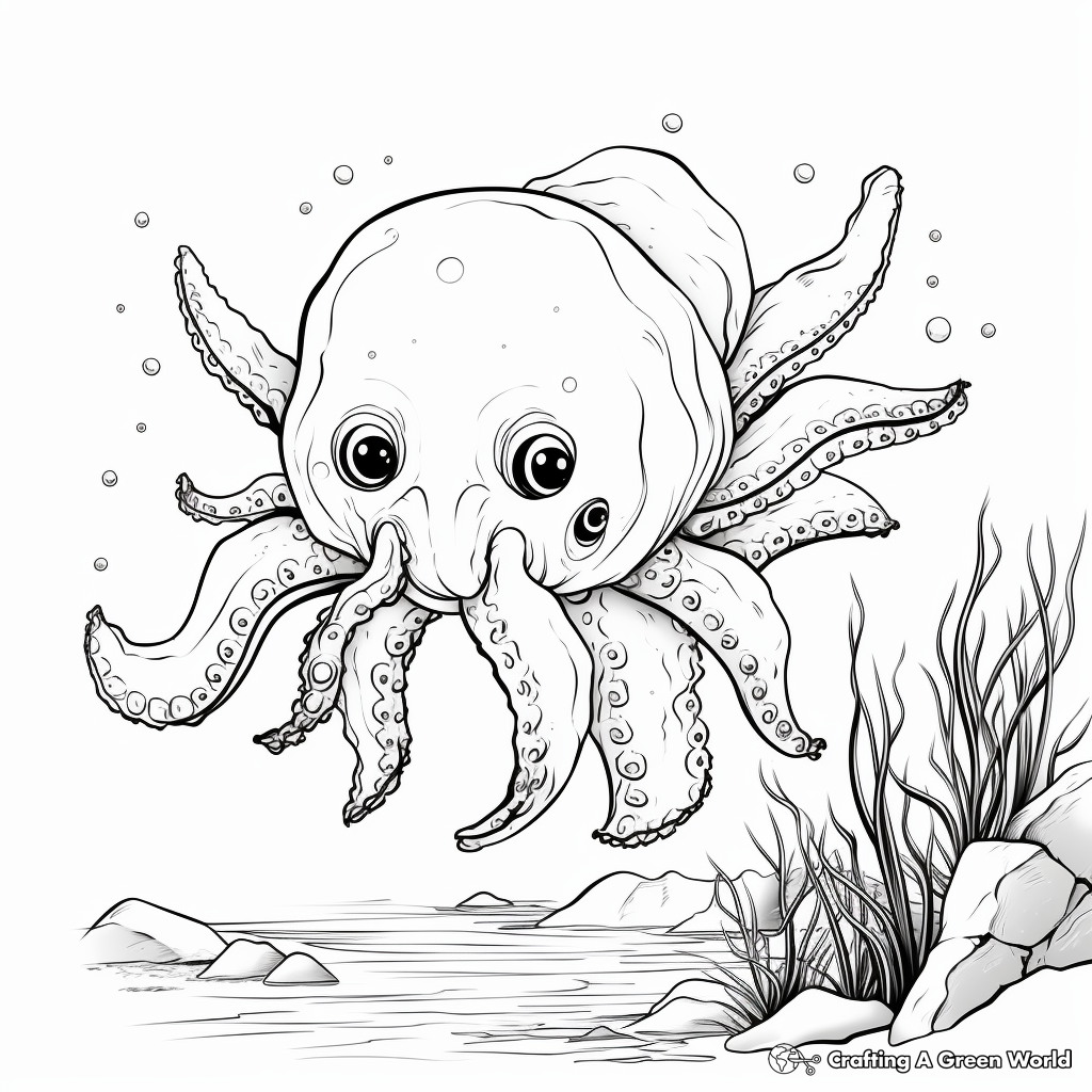 Realistic Ocean Coloring Pages Free Printable 