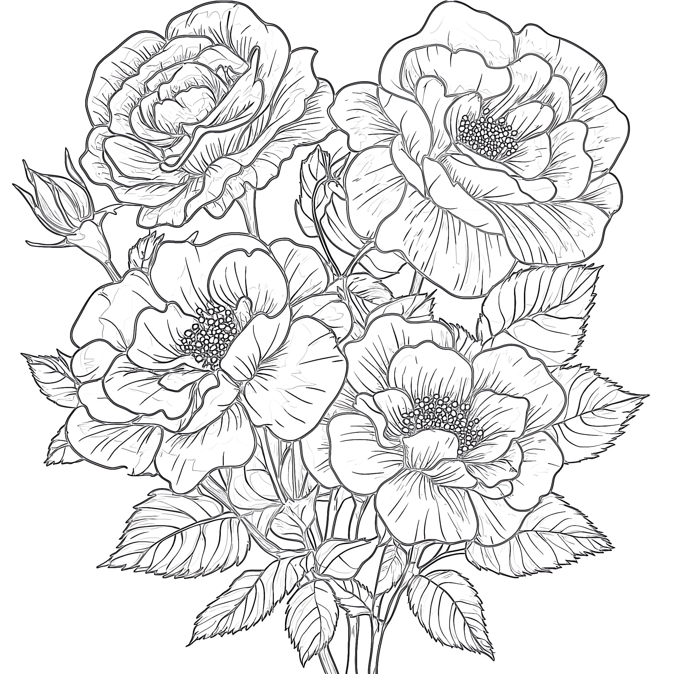 Rose Flower Coloring Page Coloring Pages Mimi Panda Rose Flower Coloring Page Coloring Pages Mimi Panda