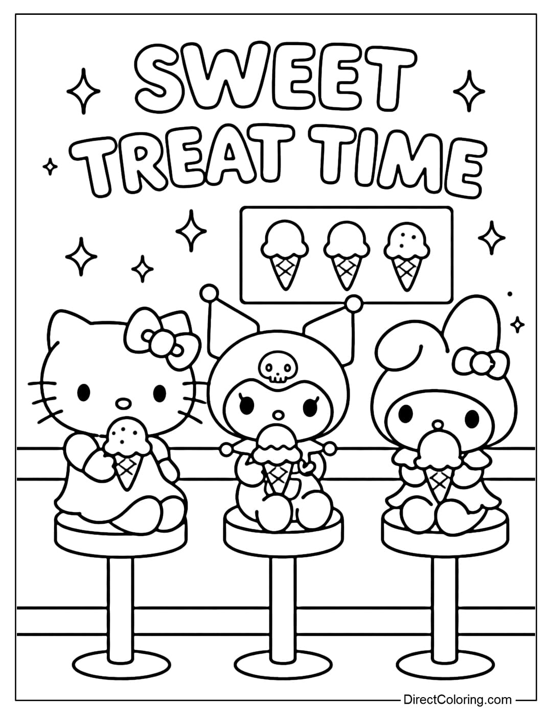Sanrio Coloring Pages Free PDF To Download And Print Sanrio Coloring Pages Free PDF To Download And Print
