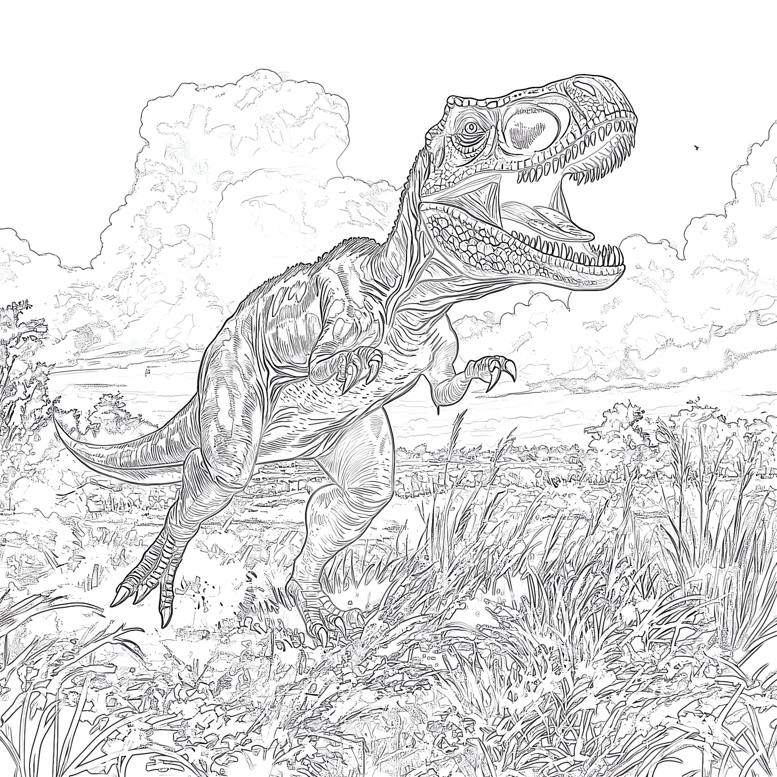 dinosaur coloring pages print