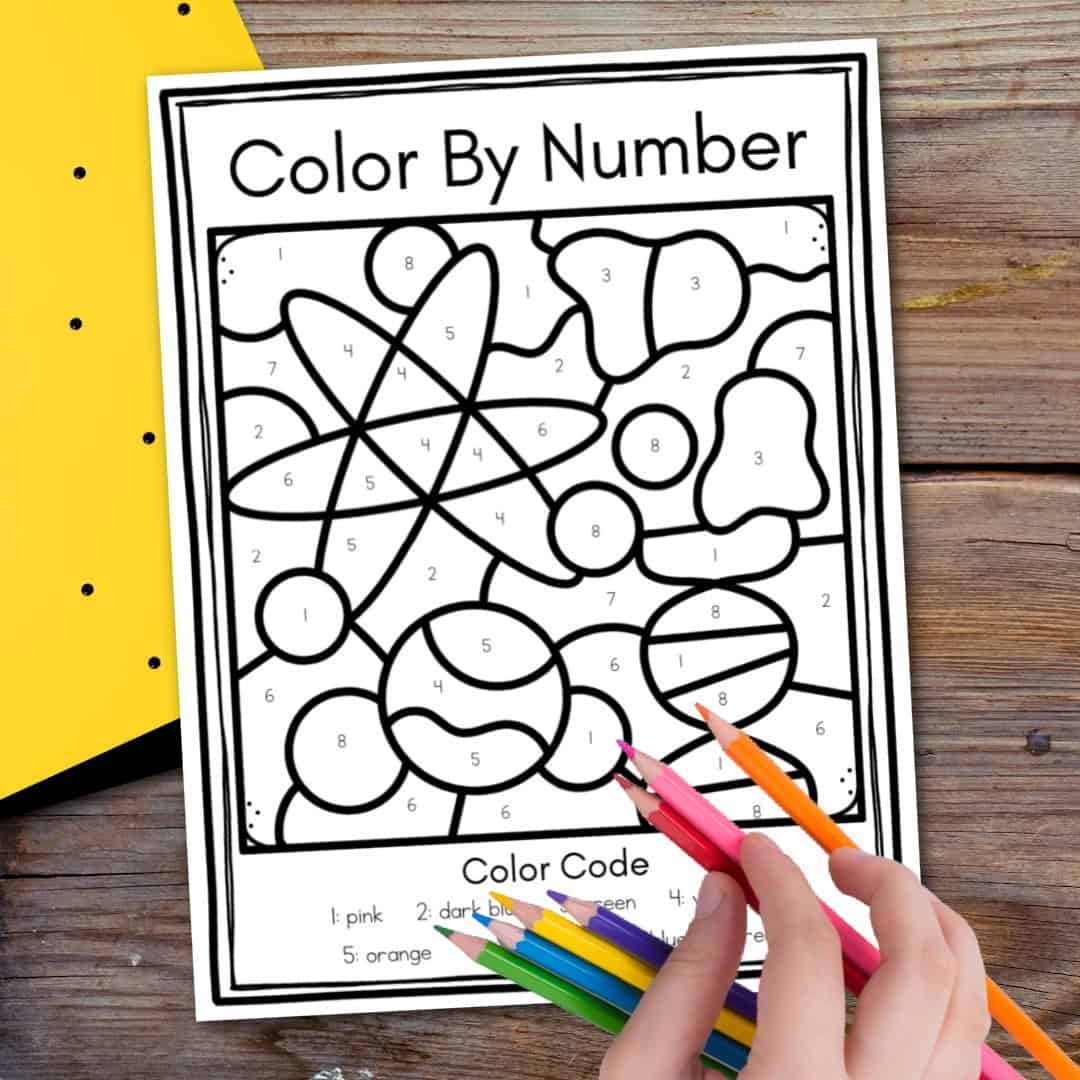 Science Color By Number Homeschool Preschool Science Color By Number Homeschool Preschool