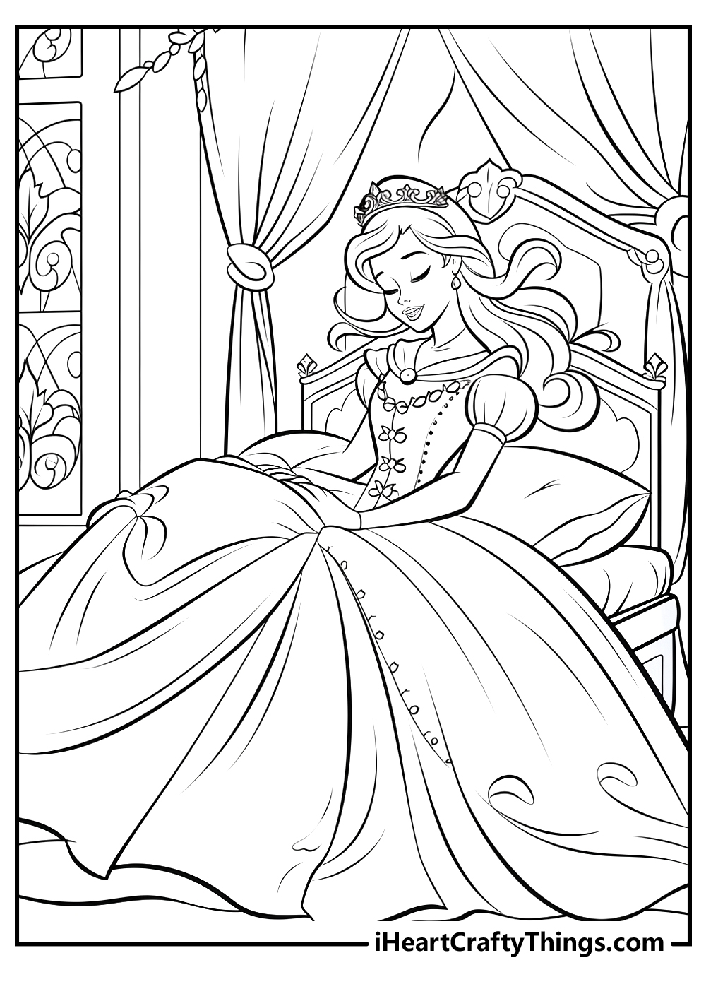 disney princess aurora coloring pages