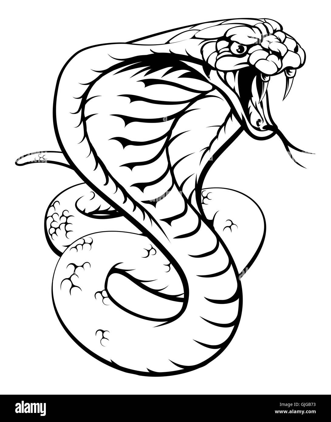 Snake Drawing Hi res Stock Photography And Images Alamy