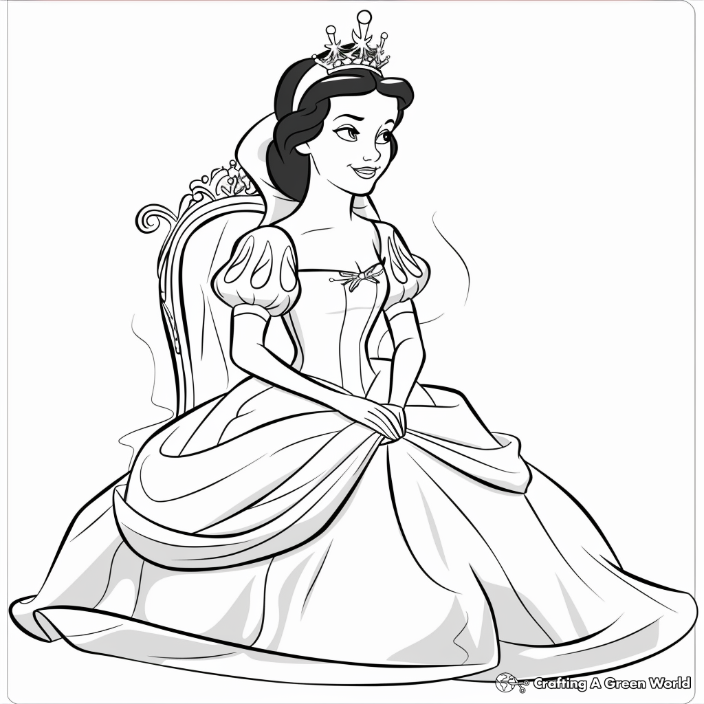 Snow White Coloring Pages Free Printable 