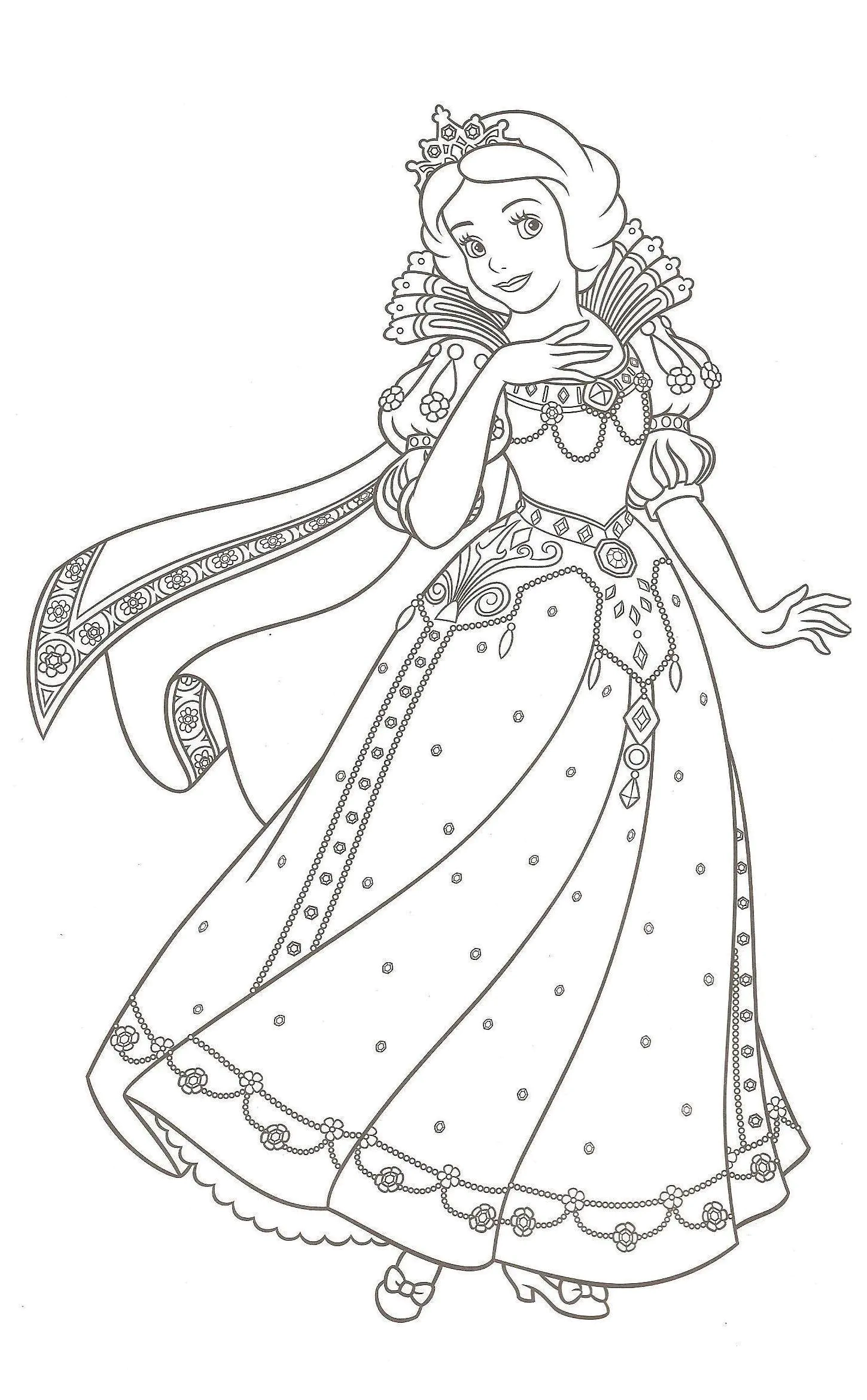 Snow White Free To Color For Children Snow White Coloring Pages