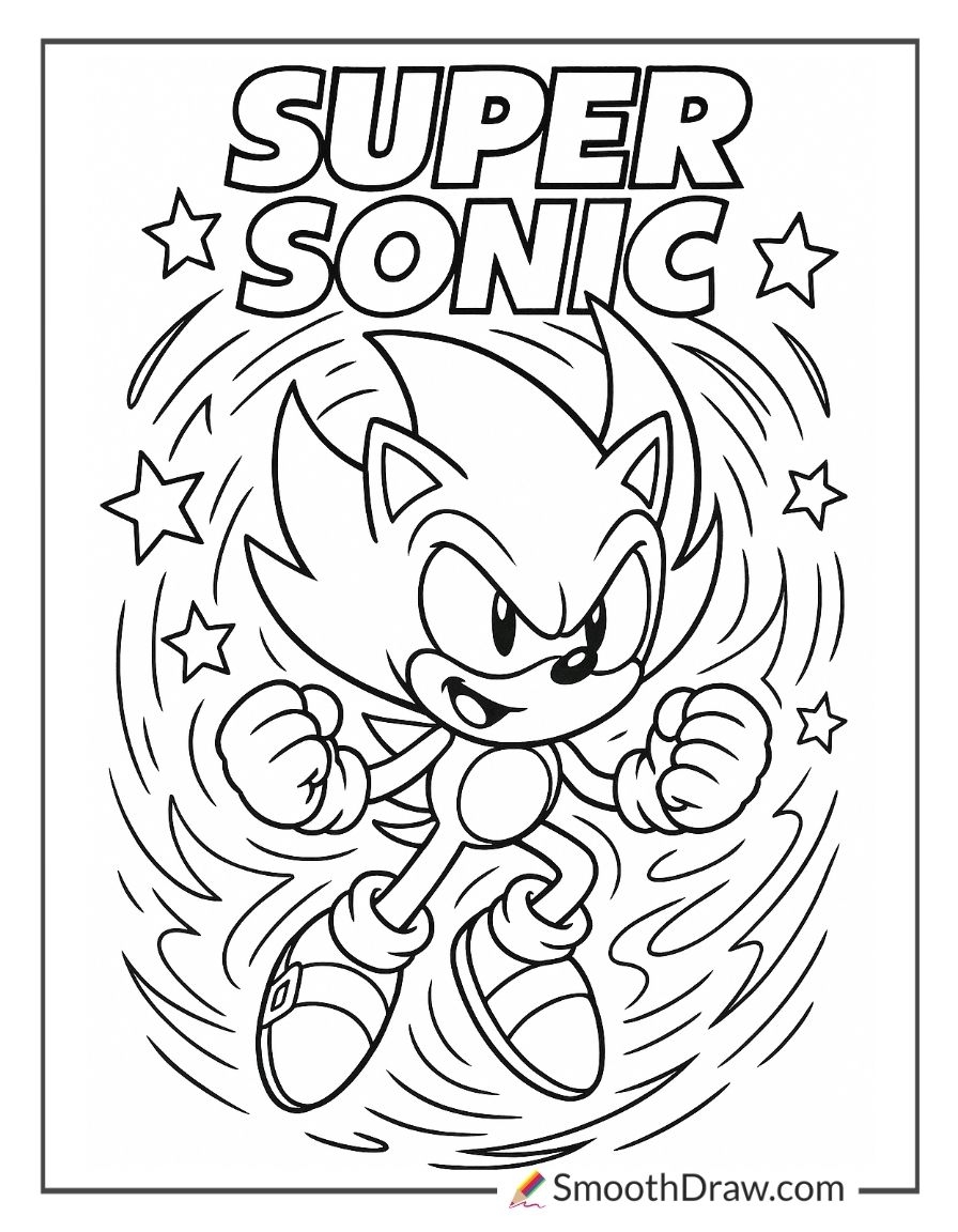 sonic coloring pages super sonic sonic coloring pages super sonic
