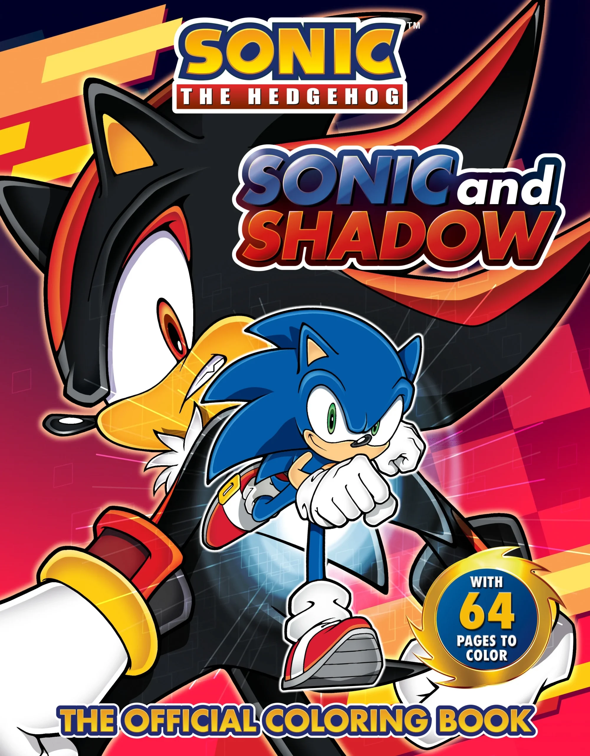 Sonic And Shadow The Official Coloring Book