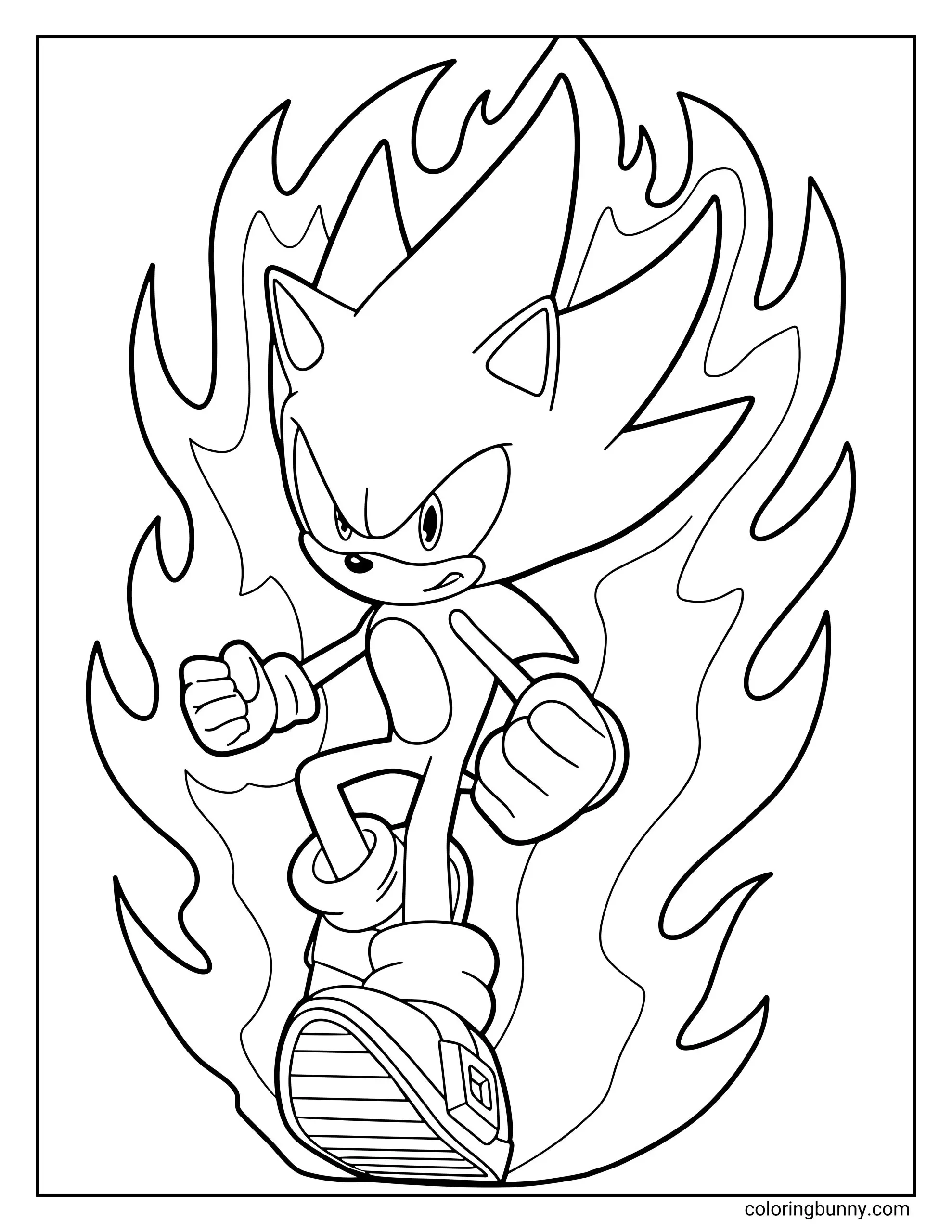 Sonic Coloring Pages 88 Free Printable PDFs Sonic Coloring Pages 88 Free Printable PDFs