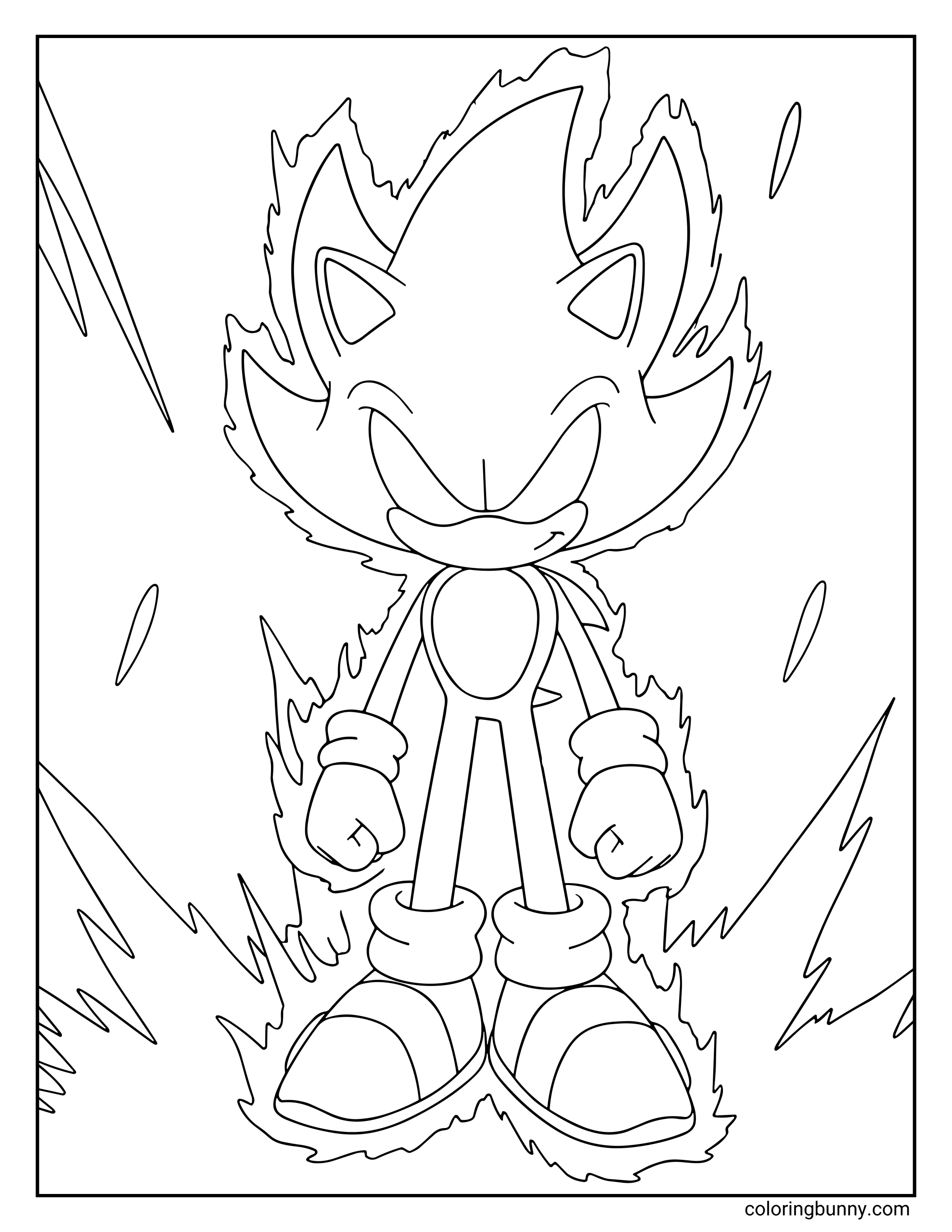 Sonic Coloring Pages 88 Free Printable PDFs Sonic Coloring Pages 88 Free Printable PDFs