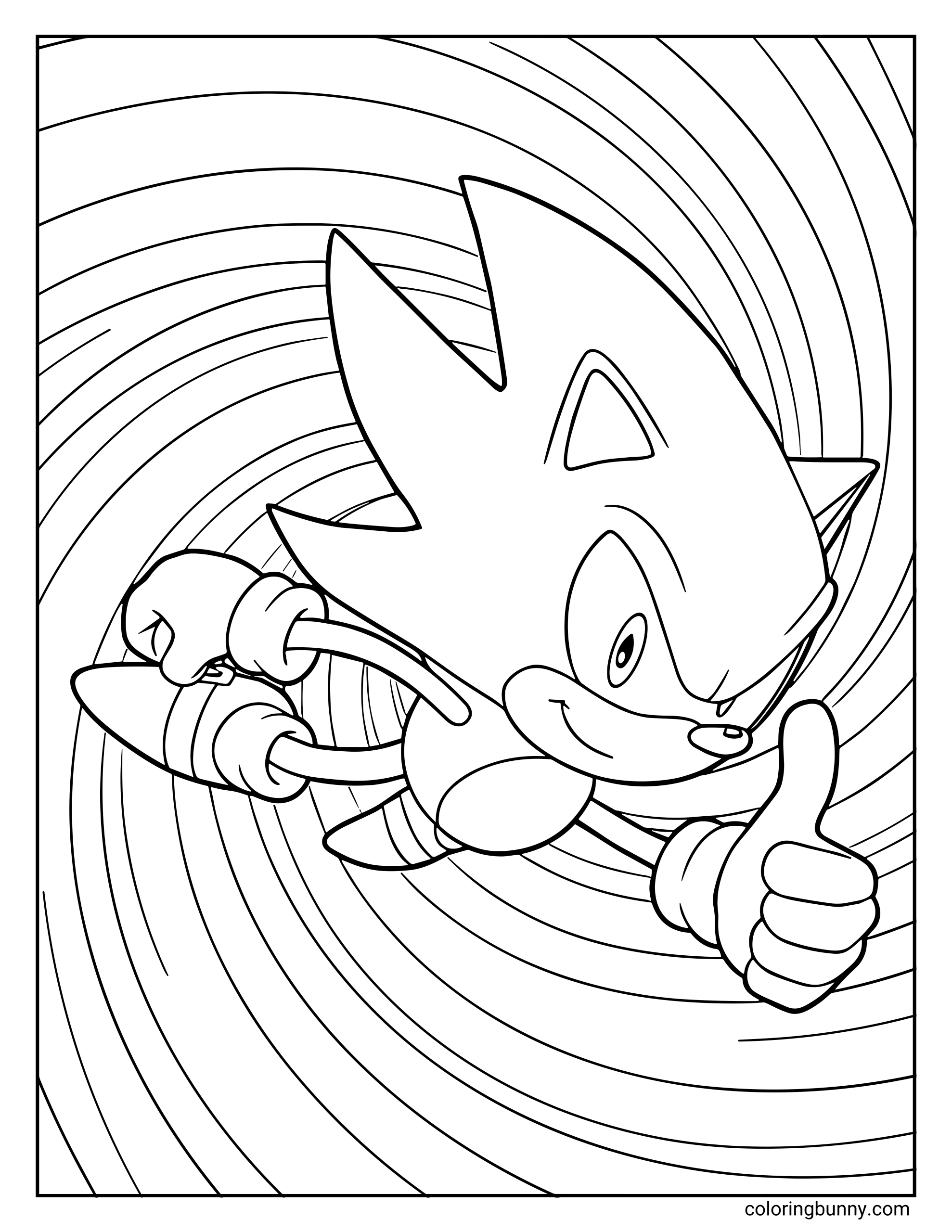 Sonic Coloring Pages 88 Free Printable PDFs Sonic Coloring Pages 88 Free Printable PDFs