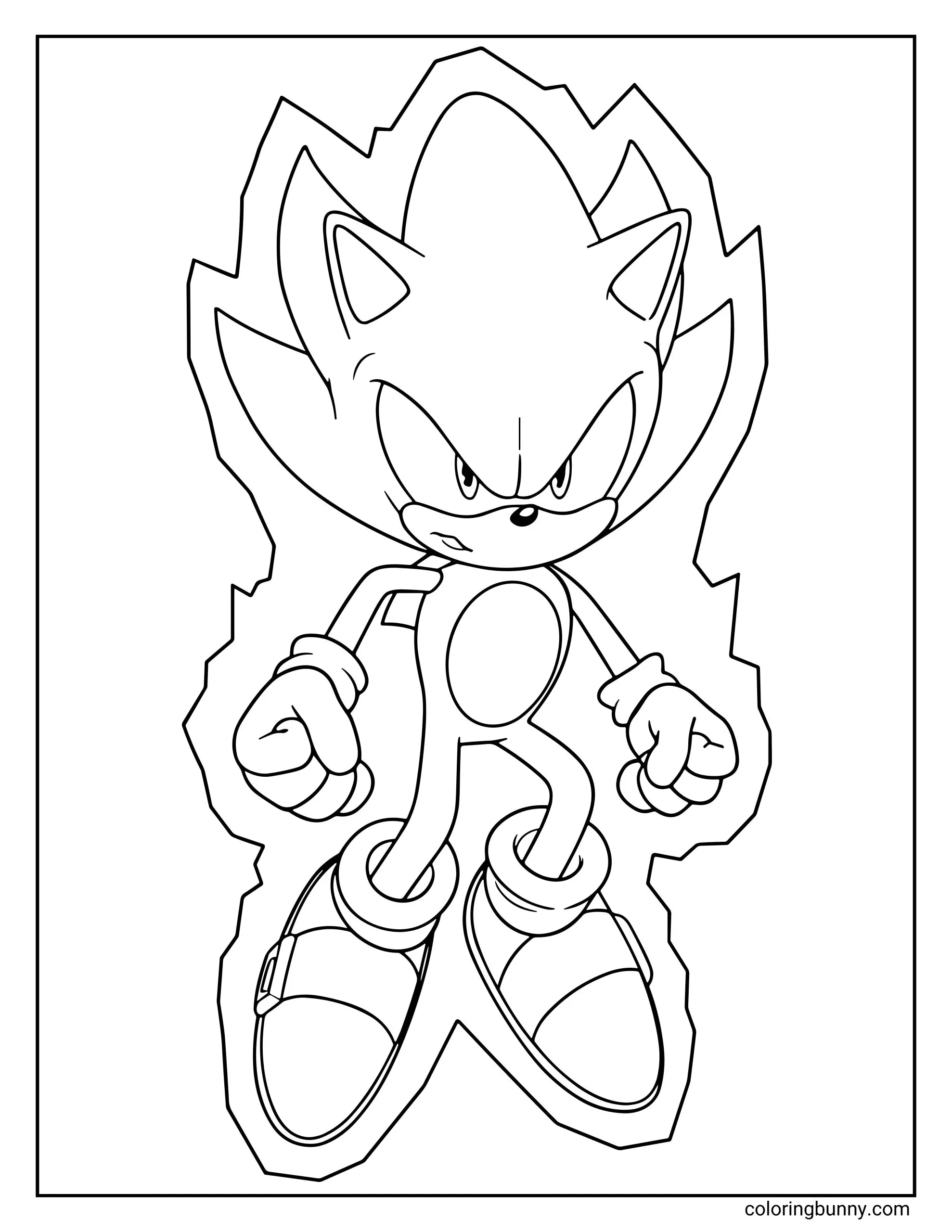 Sonic Coloring Pages 88 Free Printable PDFs Sonic Coloring Pages 88 Free Printable PDFs