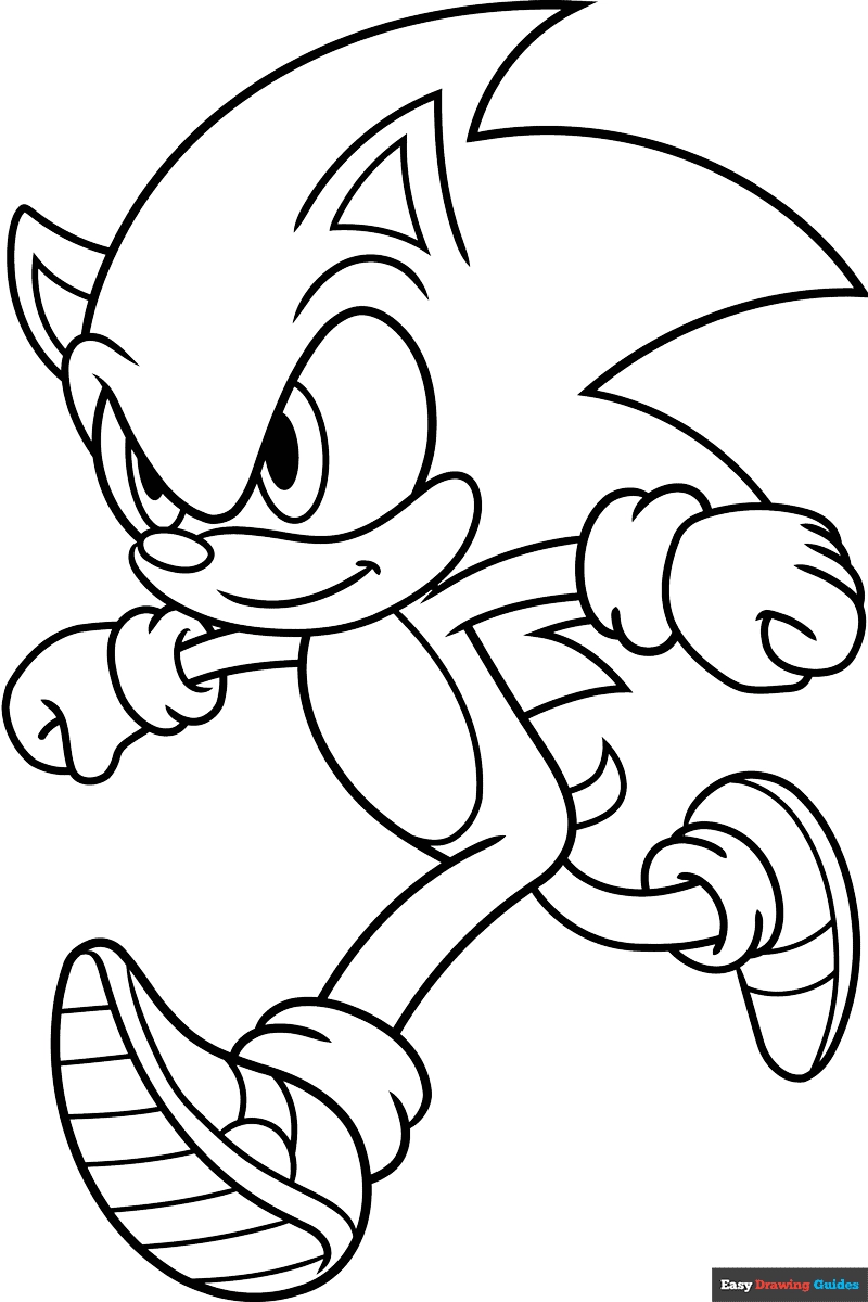 pictures of sonic to color pictures of sonic to color