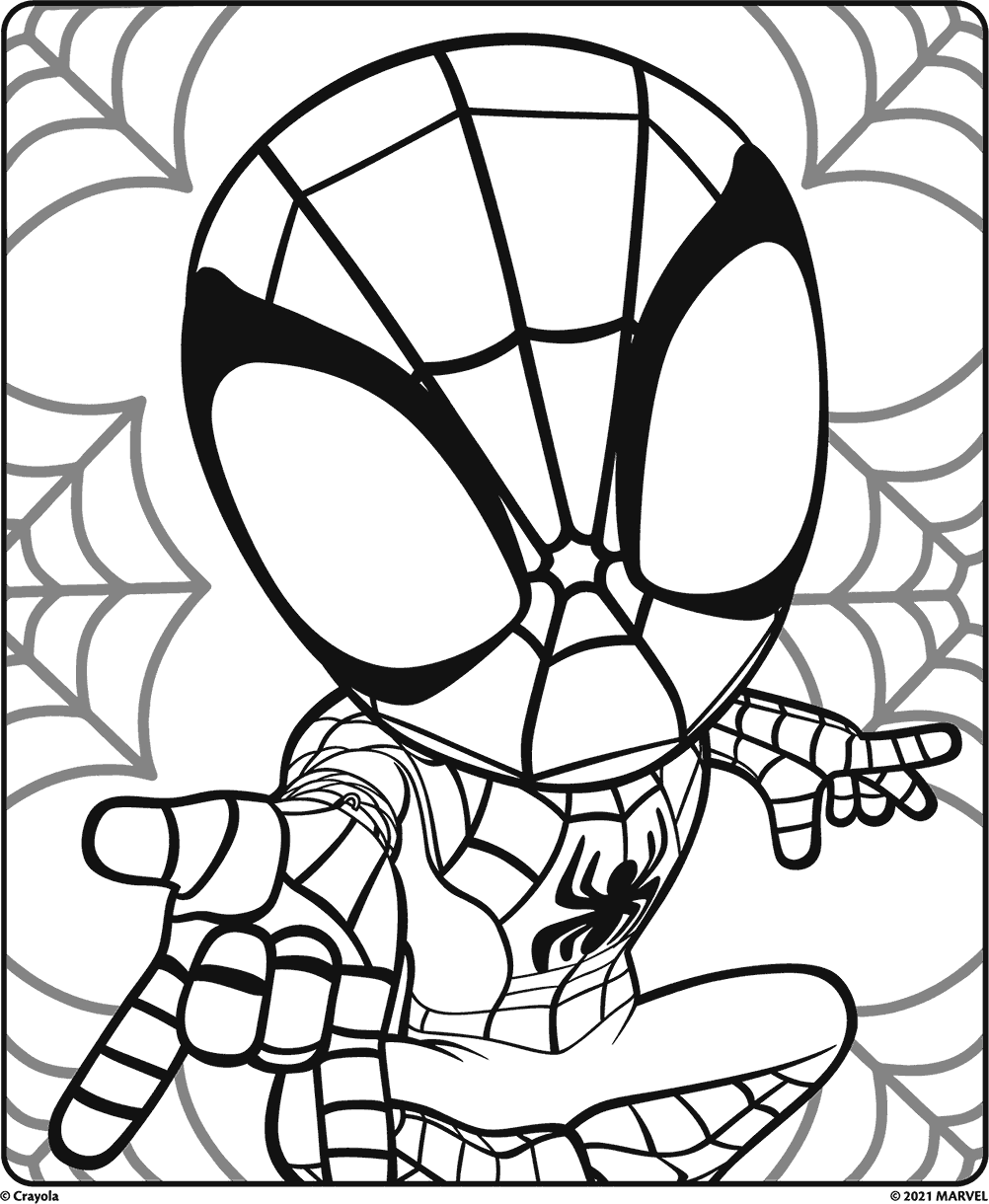 spidey and friends coloring pages