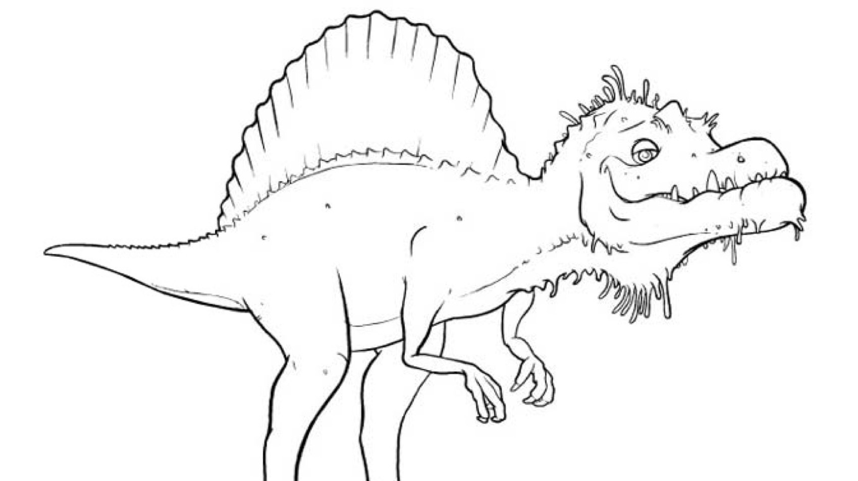 Spinosaurus Coloring Page Kids Coloring Pages PBS KIDS For Parents