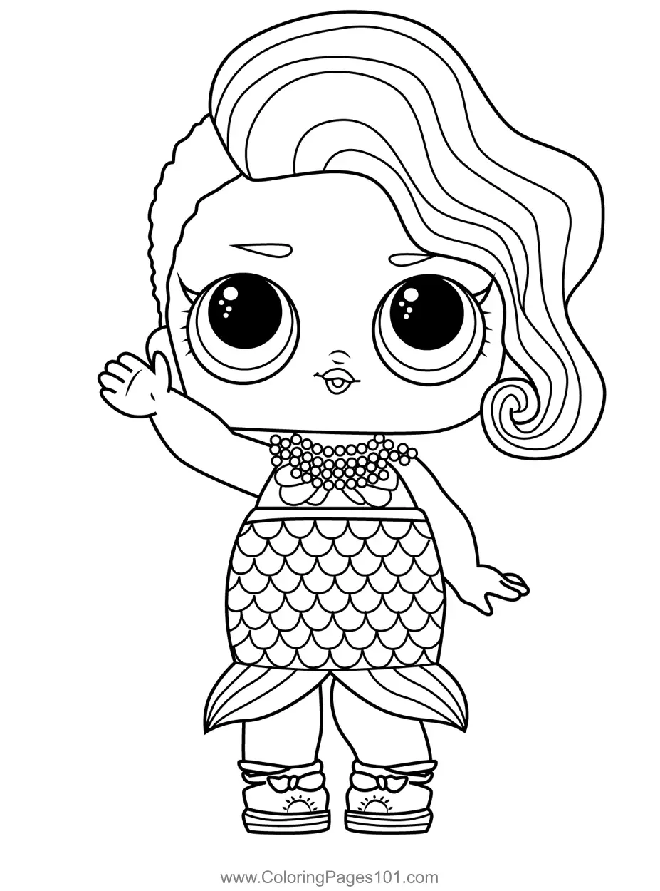 lol dolls coloring pages