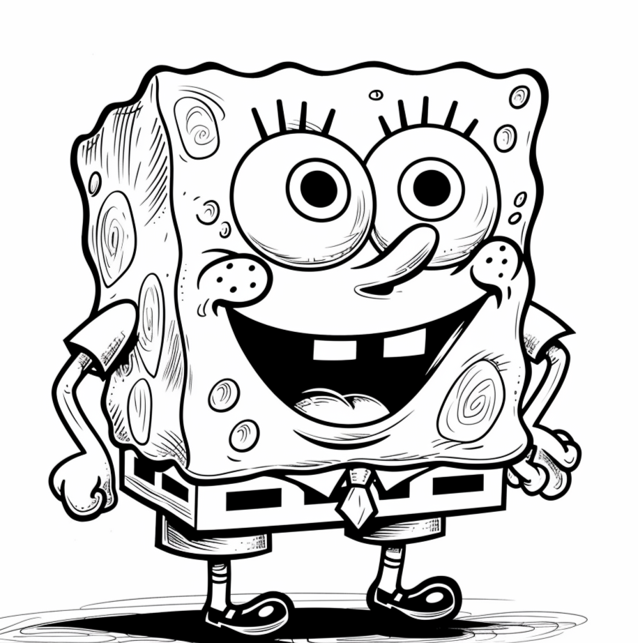 sponge bob coloring pages
