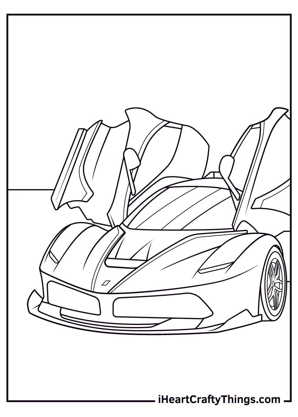 car coloring book pages car coloring book pages