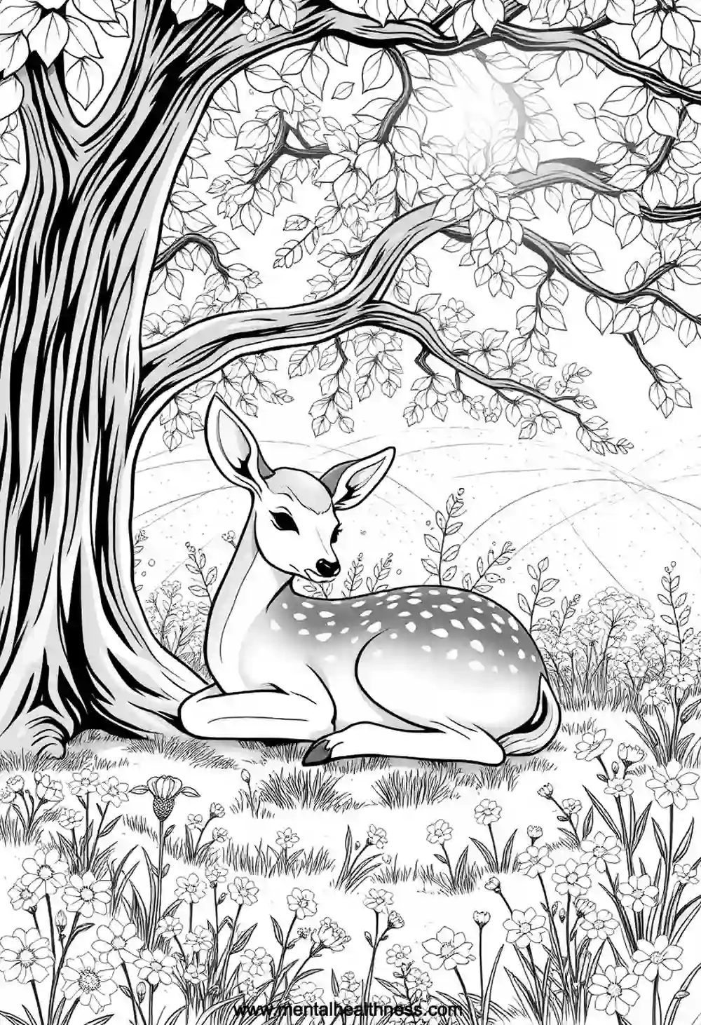 Spring Coloring Pages Free PDF Printables 