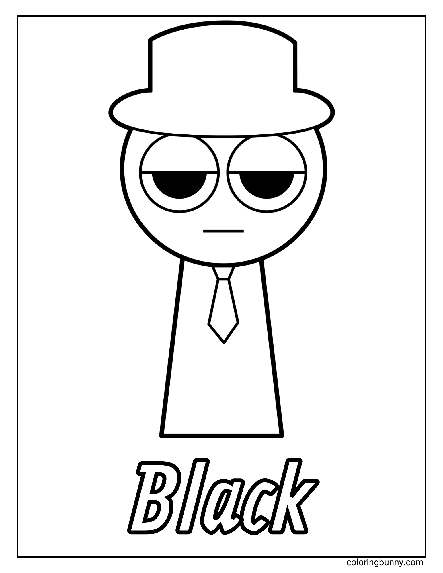 Sprunki Coloring Pages 34 Free Printable PDFs 