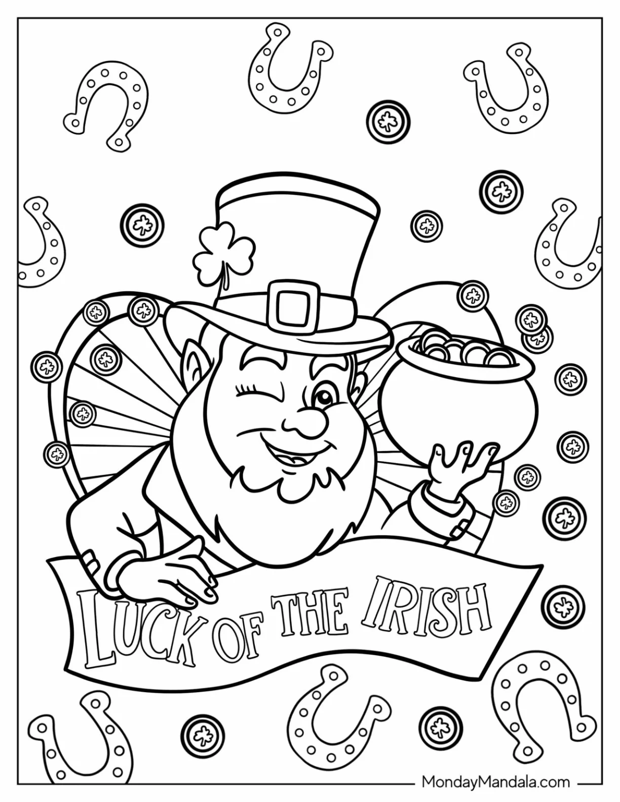 St Patrick s Day Coloring Pages Free PDF Printables St Patrick s Day Coloring Pages Free PDF Printables