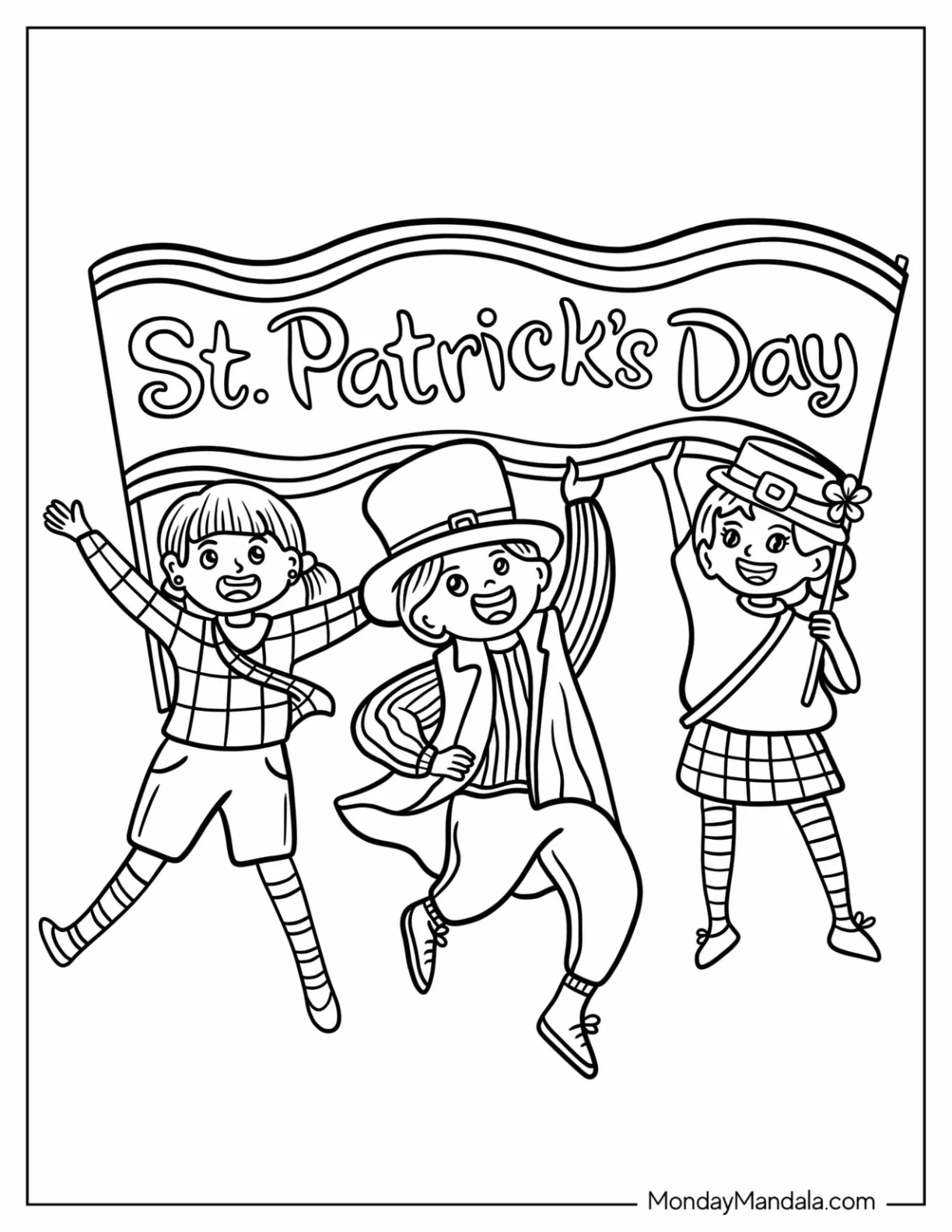 St Patrick s Day Coloring Pages Free PDF Printables St Patrick s Day Coloring Pages Free PDF Printables