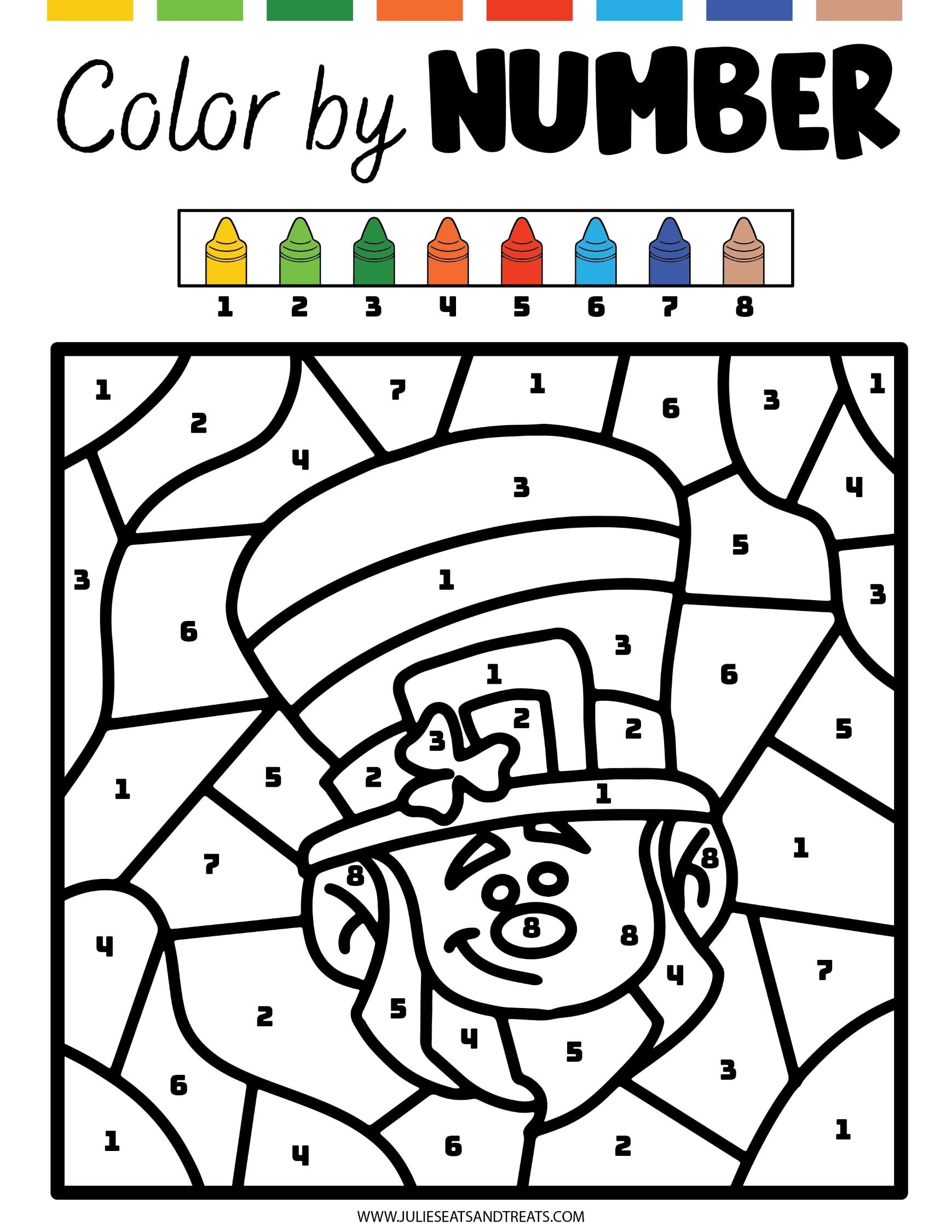 St Patricks Day Color By Number Kids Activity Zone St Patricks Day Color By Number Kids Activity Zone