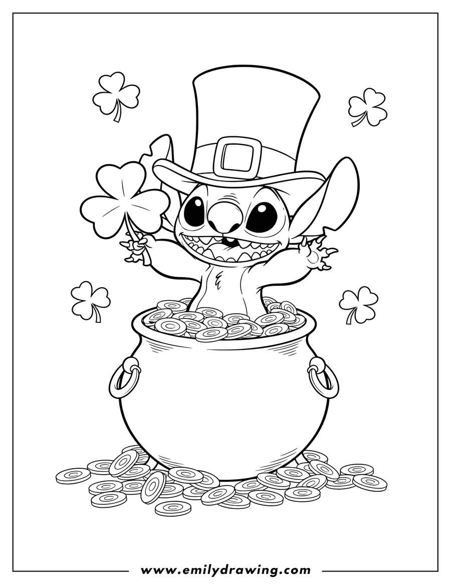 St Patricks Day Coloring Pages Emily Drawing