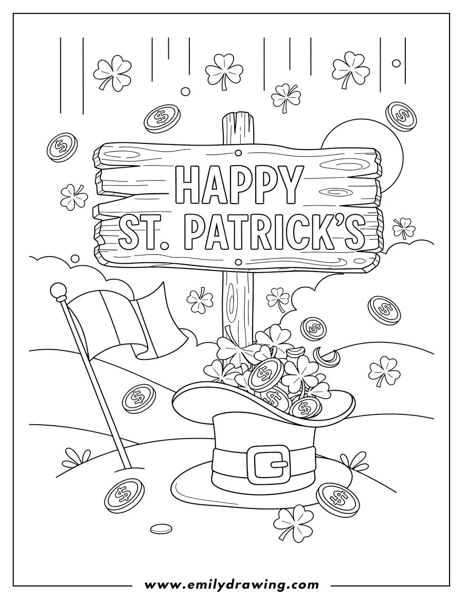 St Patricks Day Coloring Pages Emily Drawing St Patricks Day Coloring Pages Emily Drawing