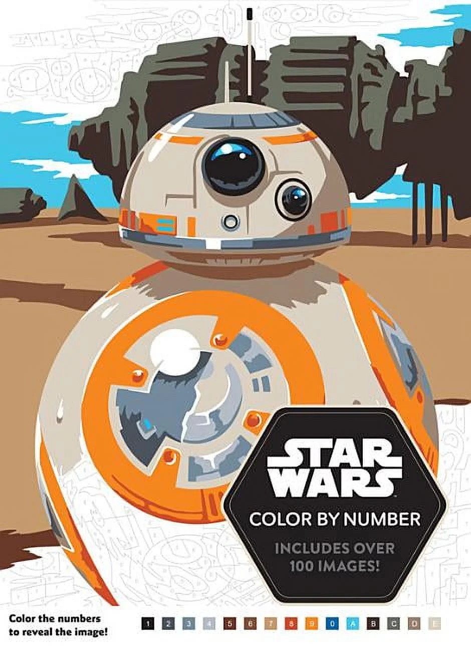 Star Wars Color By Number Walmart