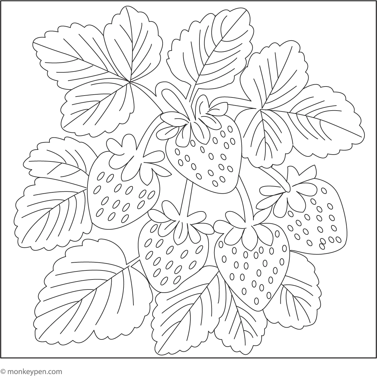 coloring pages for strawberry coloring pages for strawberry