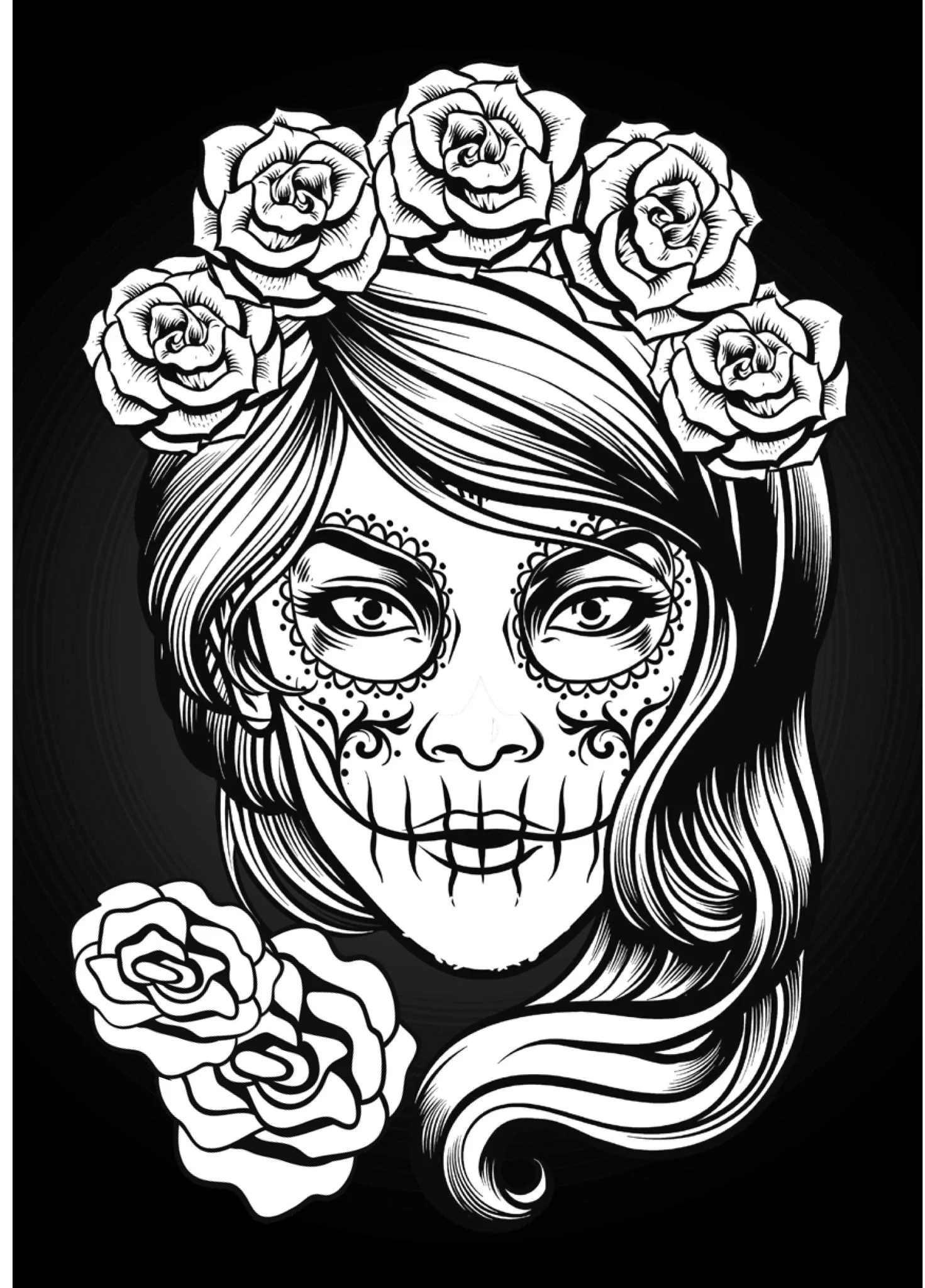 candy skull coloring pages candy skull coloring pages