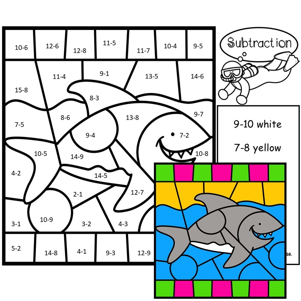 ocean color by number