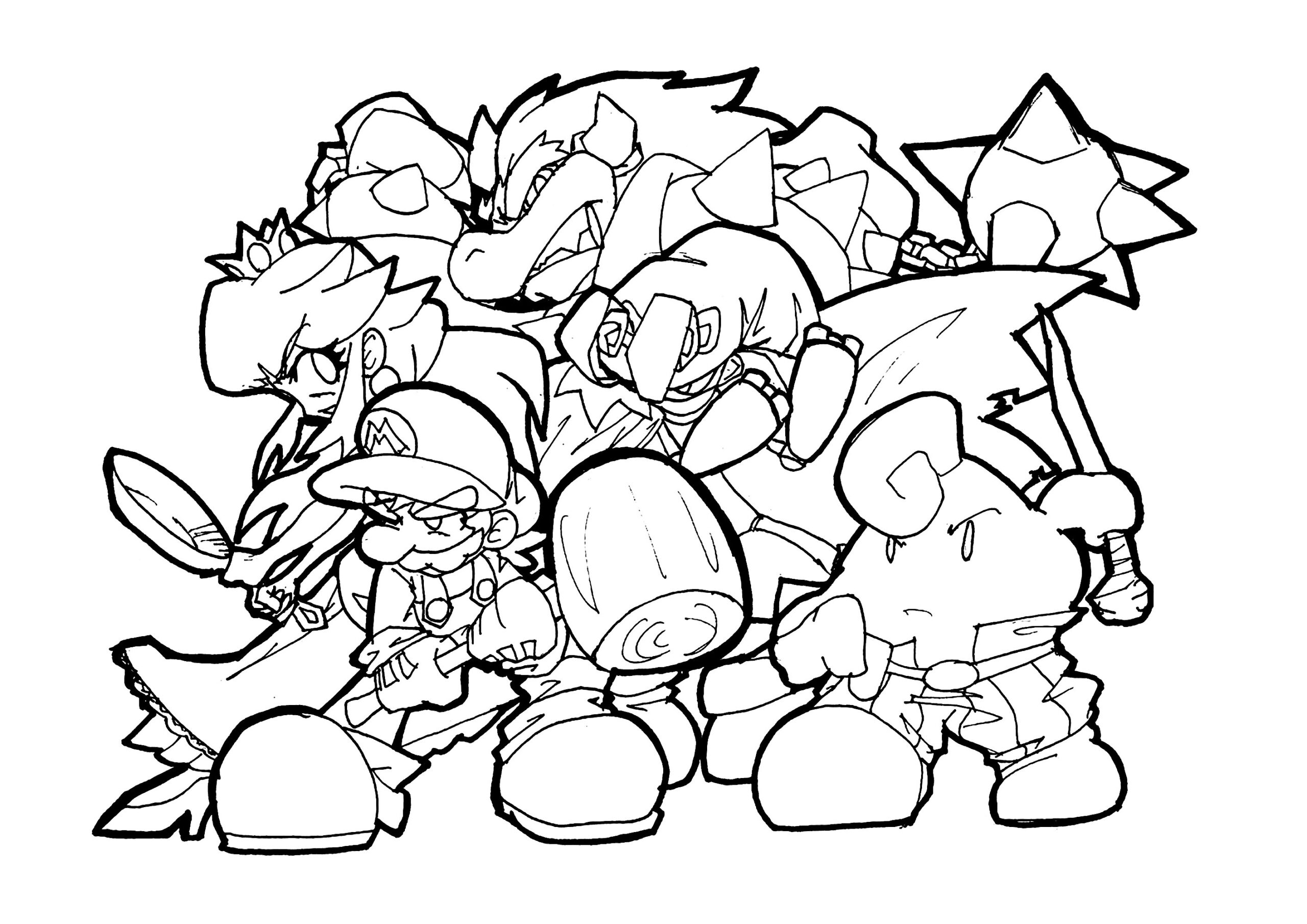 Super Smash Bros inspired Coloring Page Super Smash Bros Coloring Pages Super Smash Bros inspired Coloring Page Super Smash Bros Coloring Pages