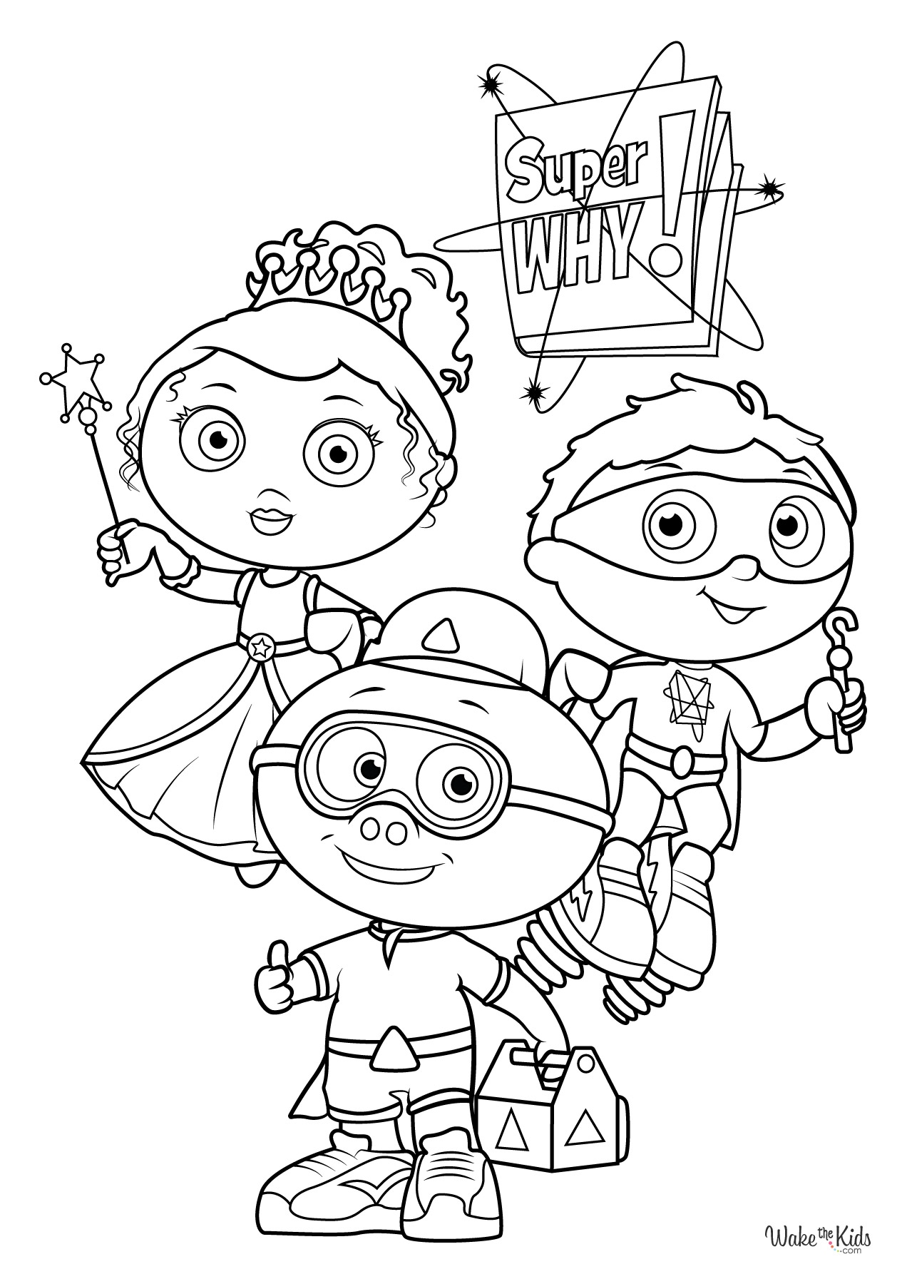 super why coloring pages