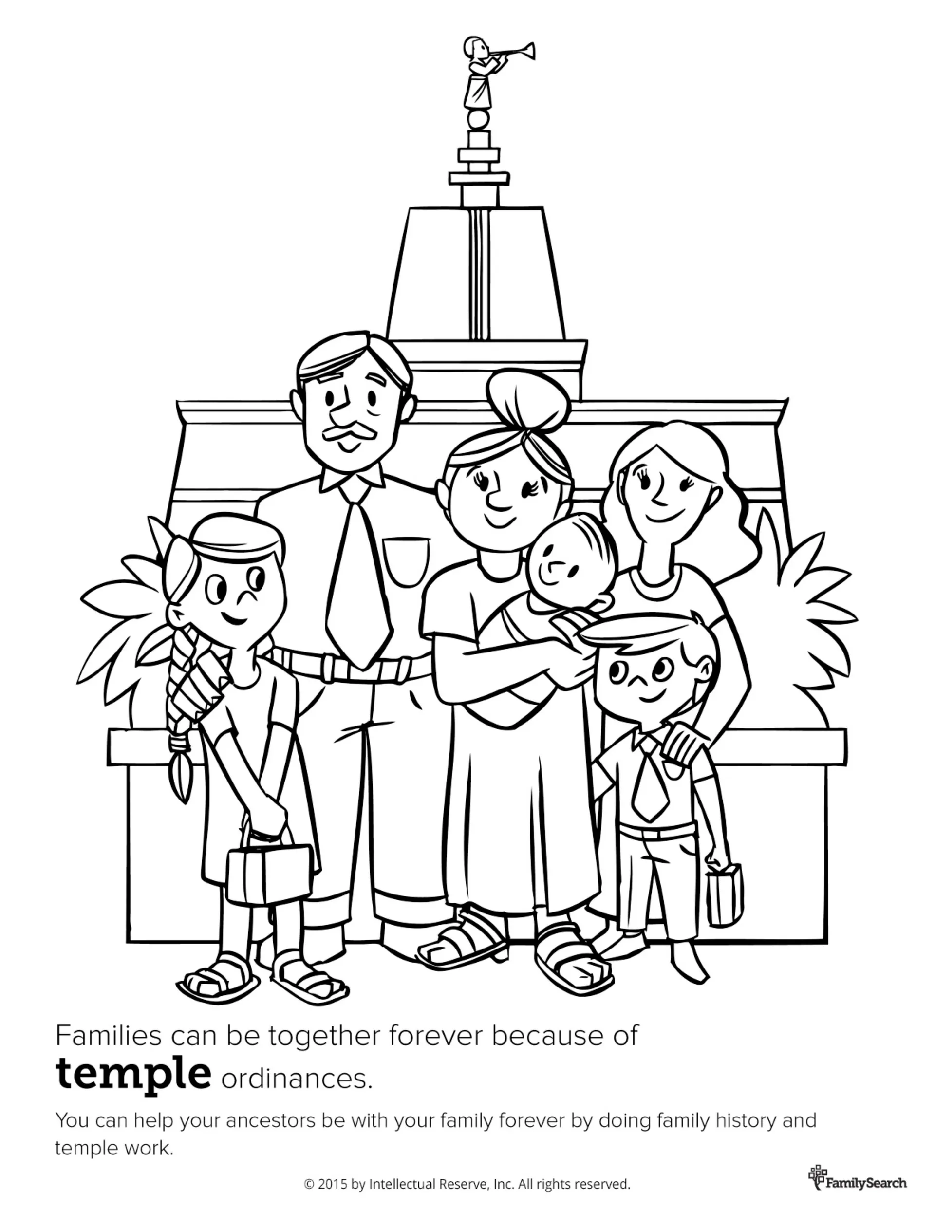 coloring pages of families coloring pages of families
