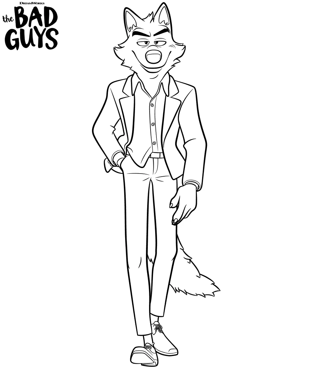 The Bad Guys Coloring Pages To Print Free Printable Coloring Pages