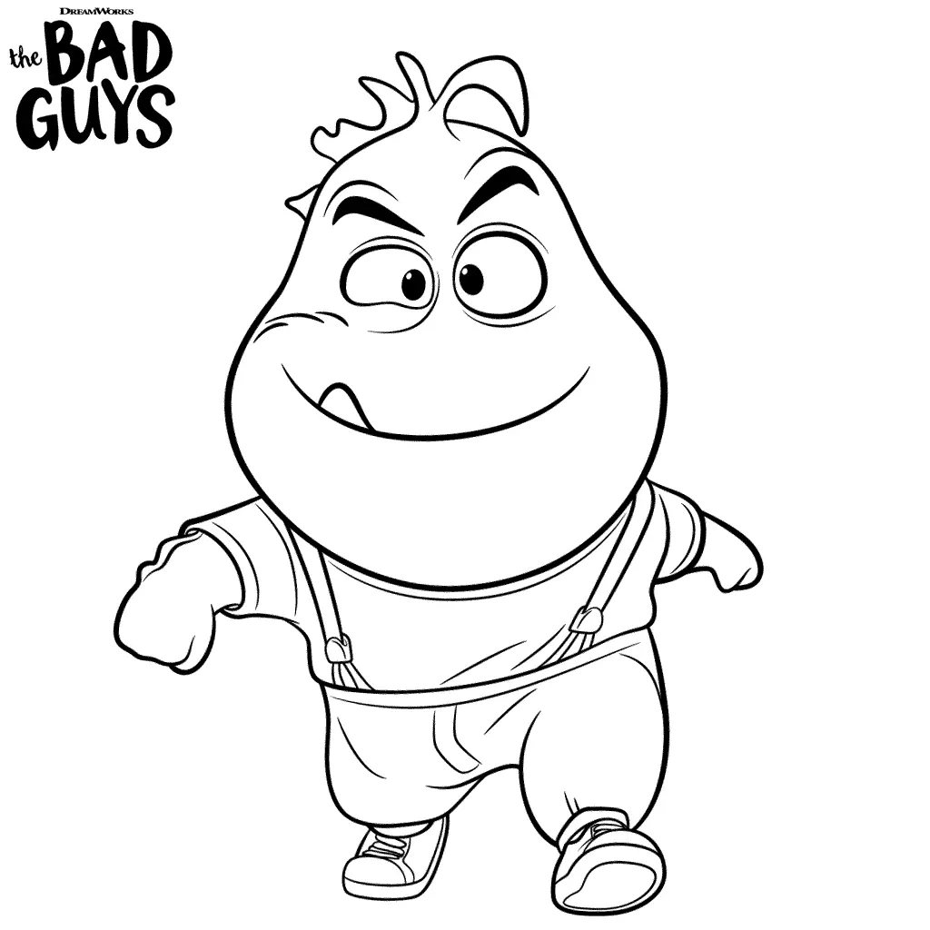 The Bad Guys Coloring Pages To Print Free Printable Coloring Pages