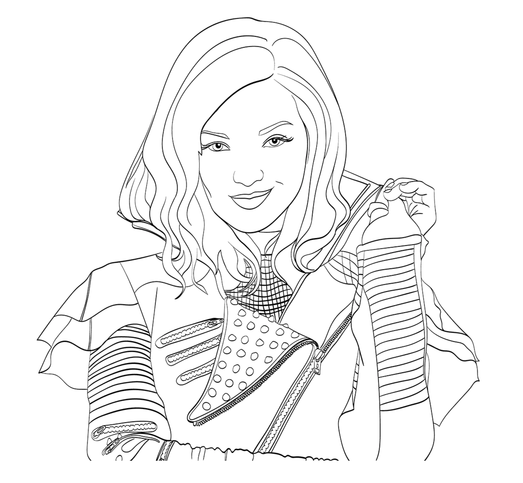 The Descendants To Color For Children Descendants Coloring Pages