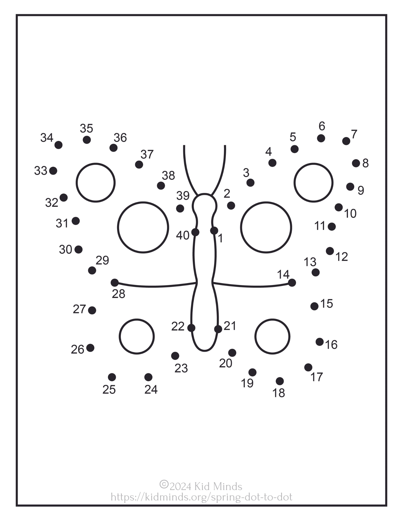 The Ultimate Collection Of Spring Inspired Dot to Dot Pages KidMinds The Ultimate Collection Of Spring Inspired Dot to Dot Pages KidMinds