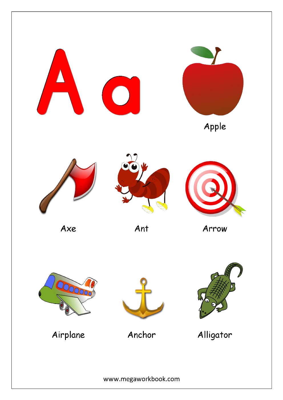 Things That Start With A B C And Each Letter Alphabet With Pictures Alphabet Chart Pictures With Alphabet A MegaWorkbook Things That Start With A B C And Each Letter Alphabet With Pictures Alphabet Chart Pictures With Alphabet A MegaWorkbook